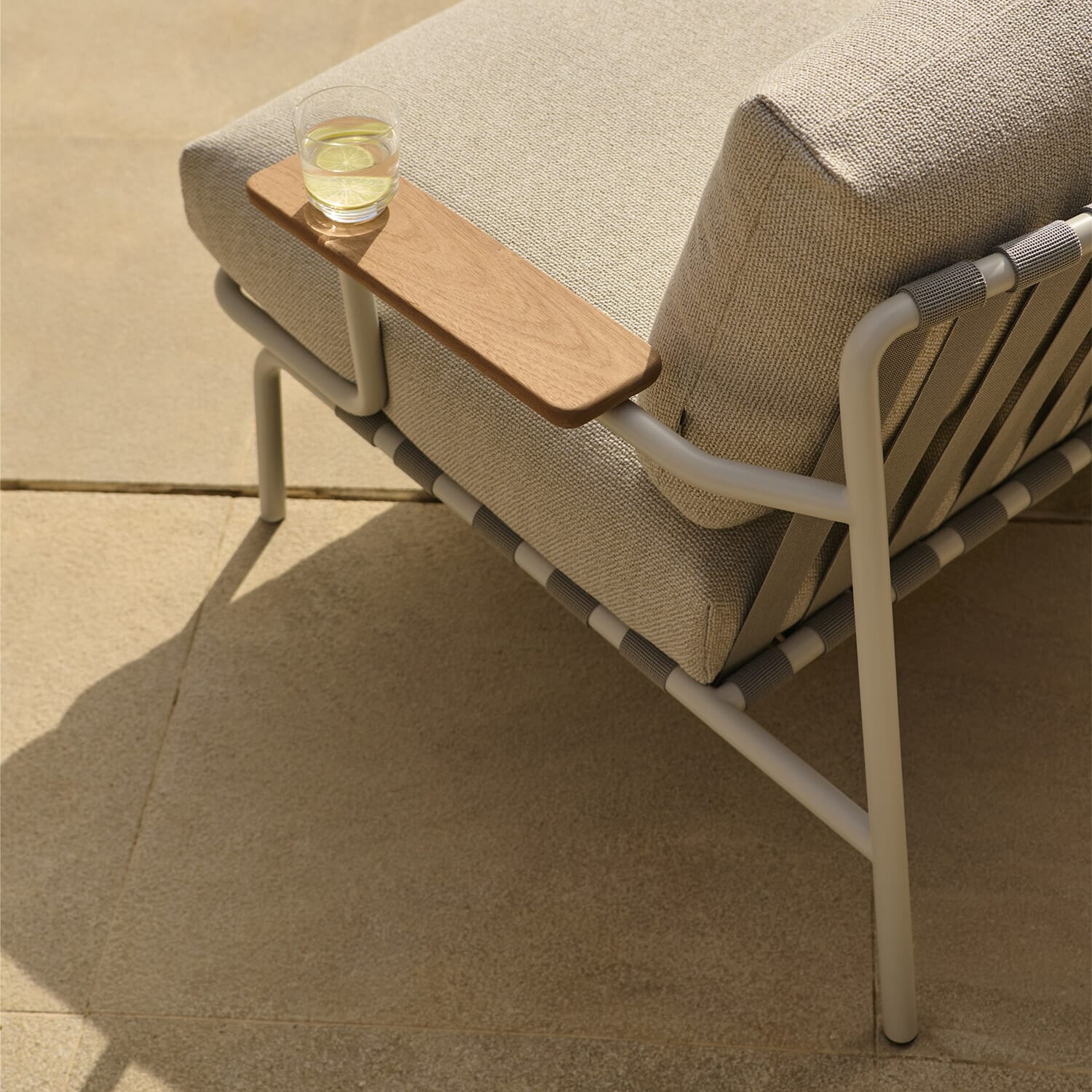Utendørs 2-seter Sofa Settle - Laze 1/Grey