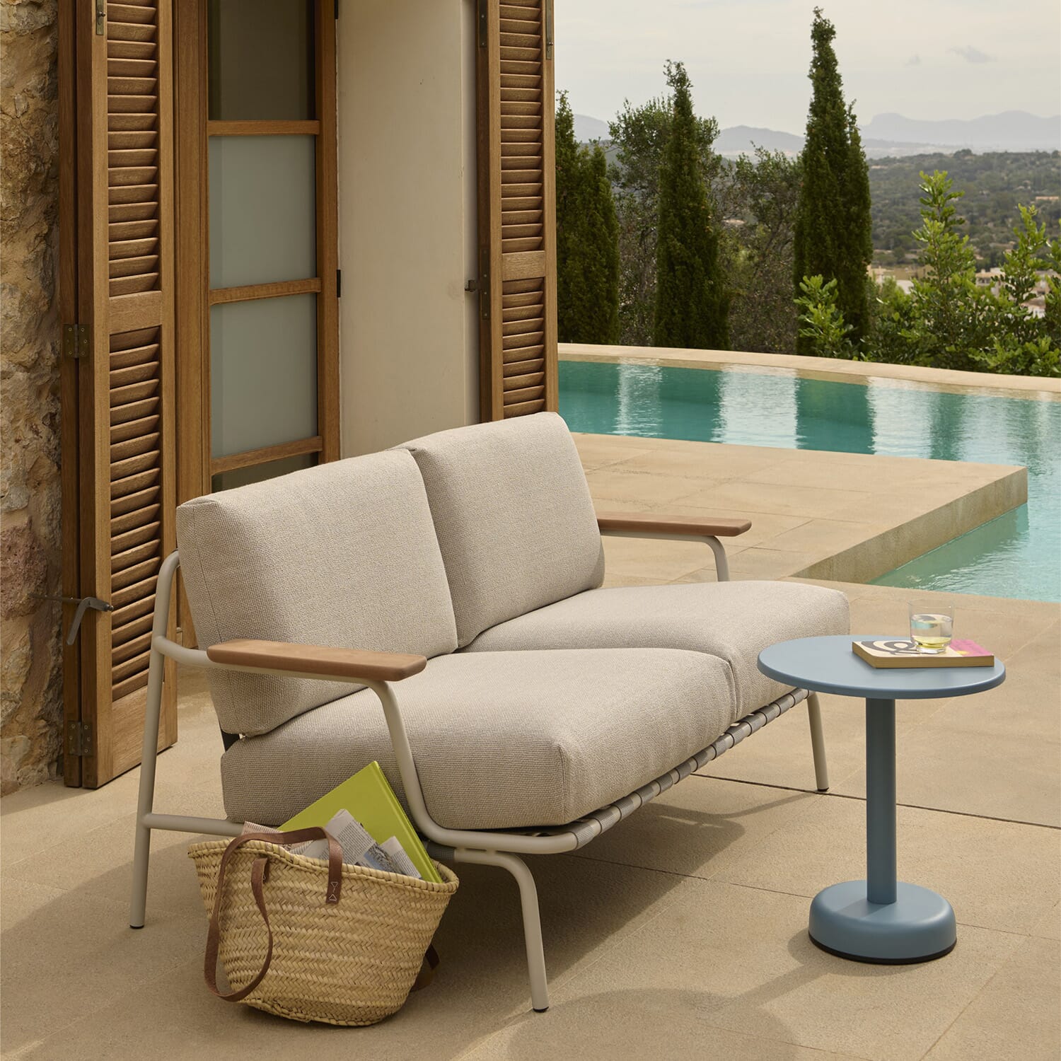 Settle Sofa / 2-Seater - Laze 1/Grey - Bilde 4