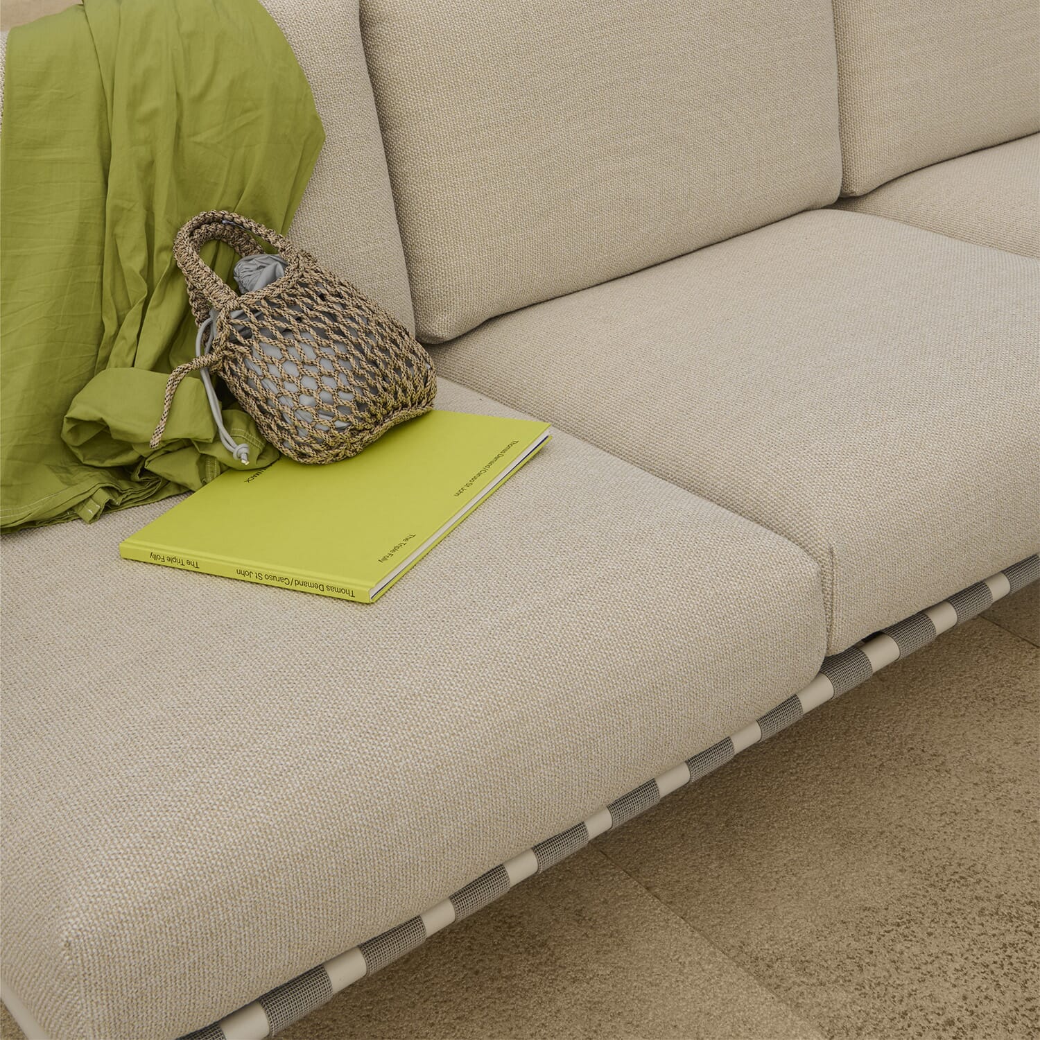 Utendørs 3-seter Sofa Settle - Laze 1/Grey