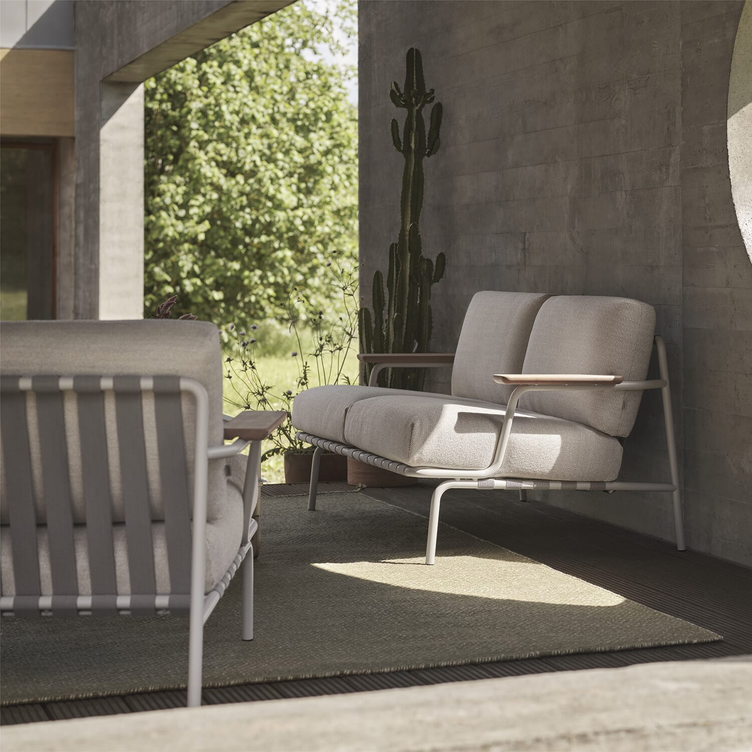 Settle Sofa / 2-Seater - Laze 1/Grey - Bilde 5