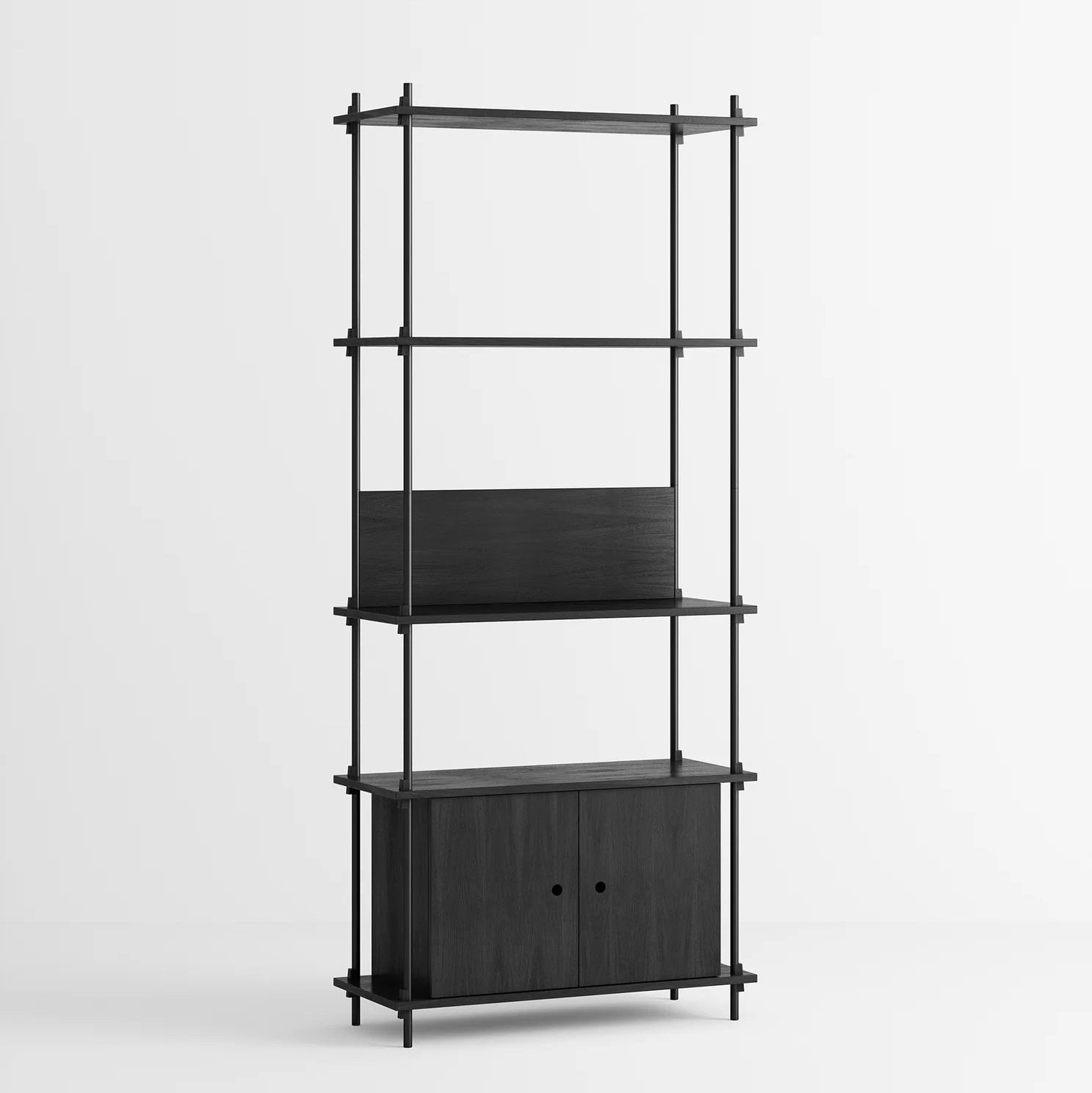 Moebe hylle med skap 200x86