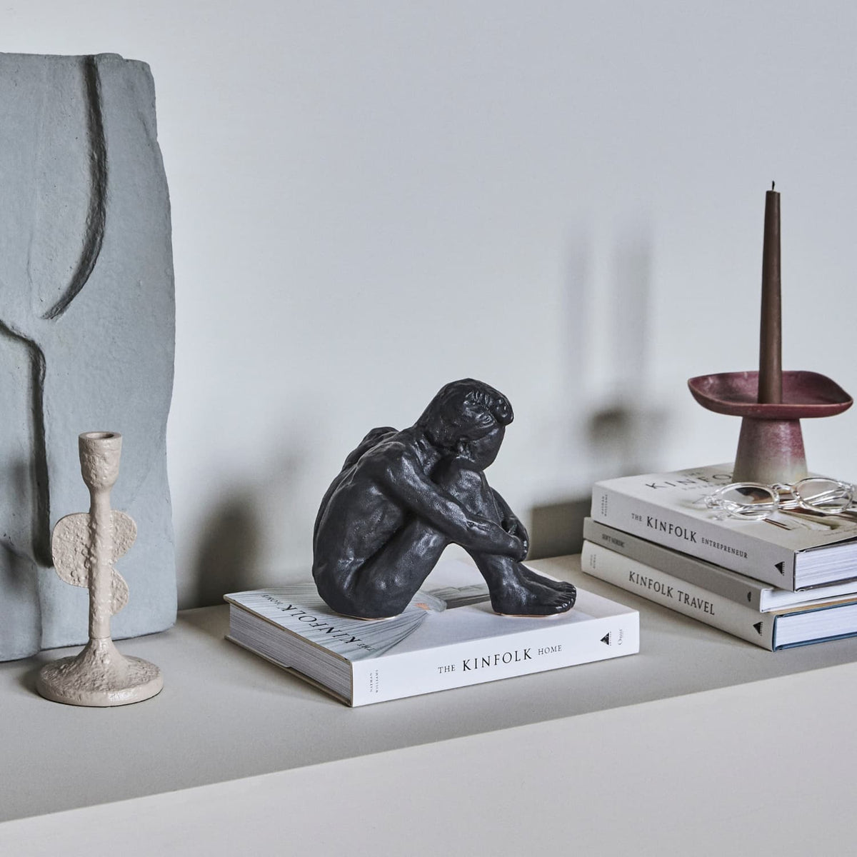 Skulptur Forms Svart