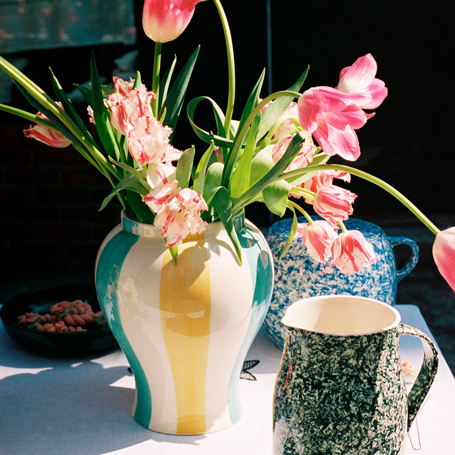 Vase Sobremesa L Green/Yellow - Bilde 2