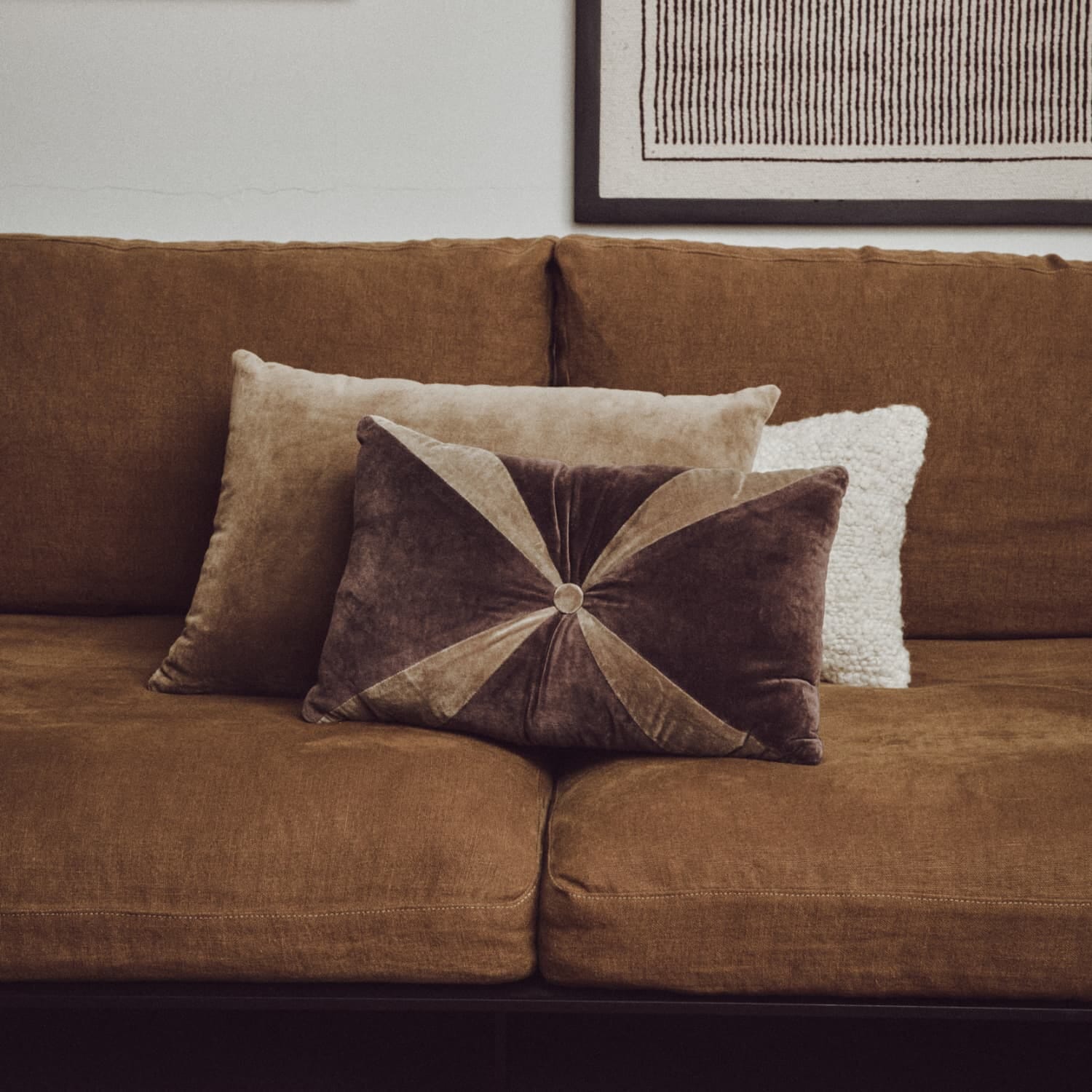 Sofapute Velvet Brown 50x30 - Bilde 2