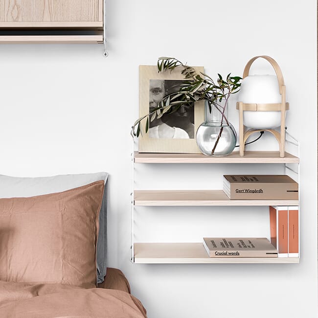 String Pocket Hylle Hvit/Ask - Bilde 2