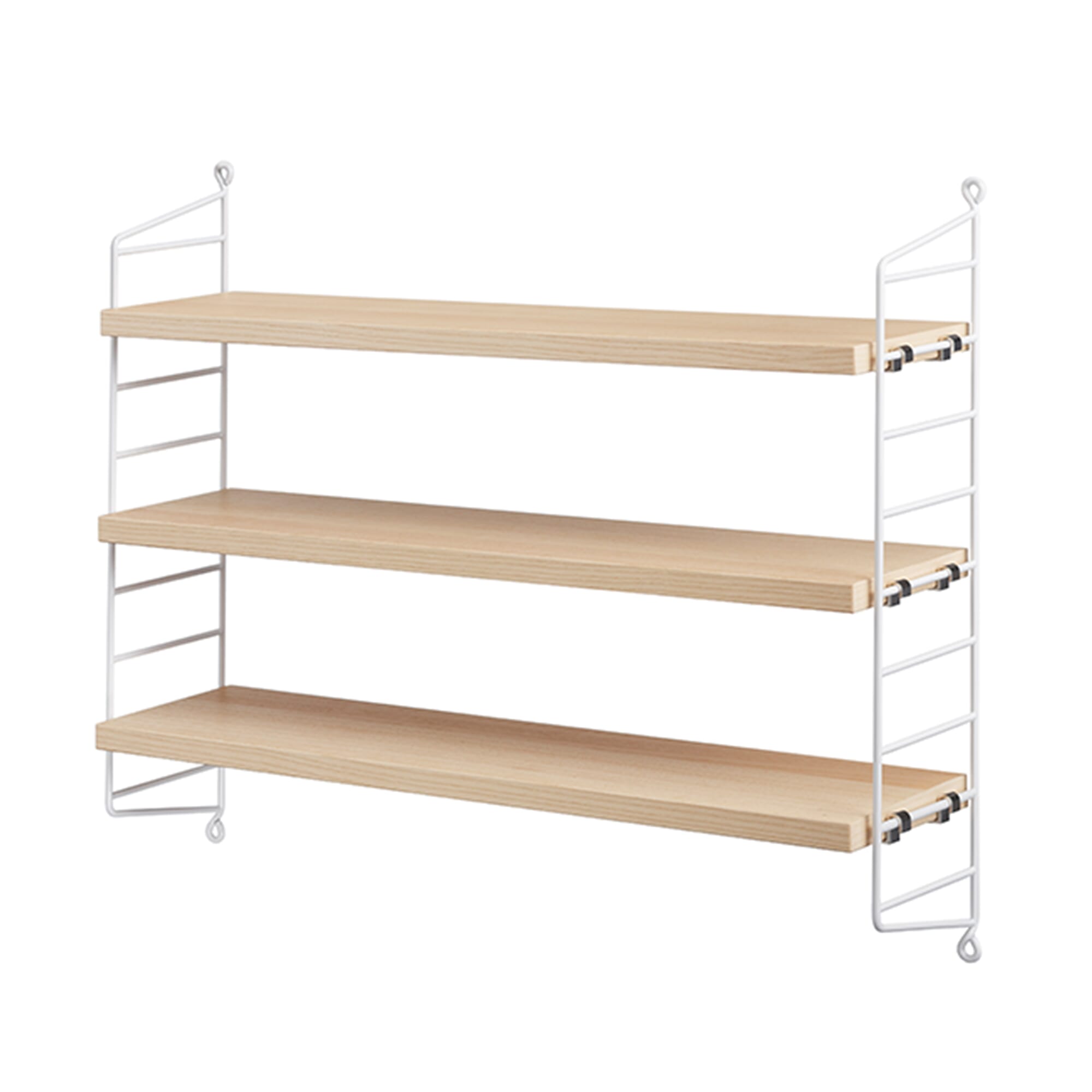 String Pocket Hylle Hvit/Ask - Hovedbilde