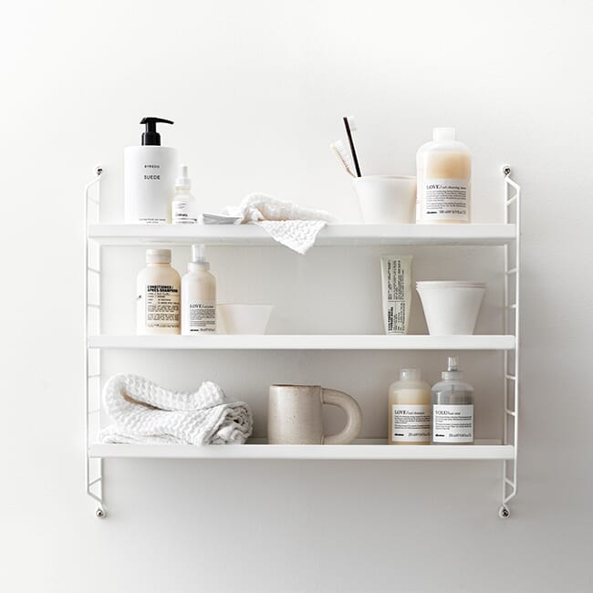 String Pocket Hylle Metall Hvit - Bilde 2