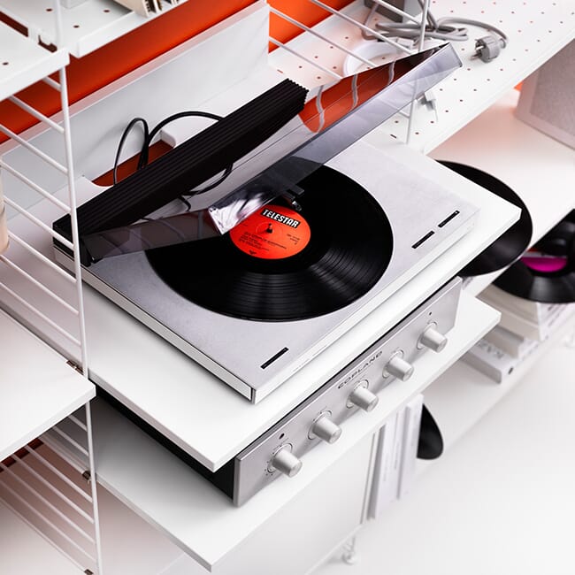 String Veggreol m/mediehylle 220x200