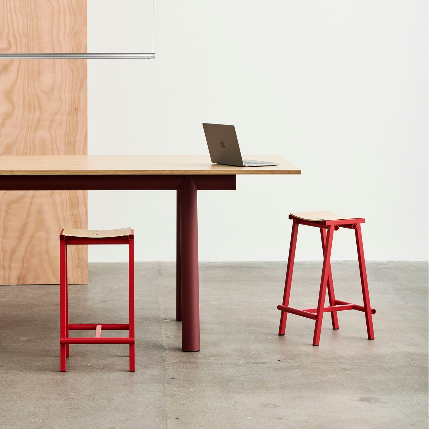 Barstol Taburet 8 Signal Red - Bilde 7