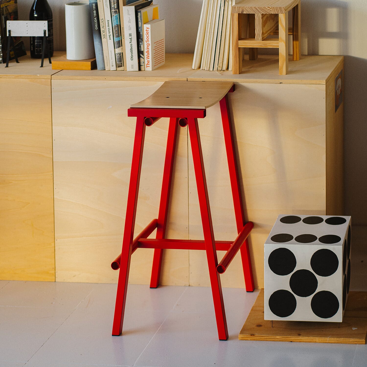 Barstol Taburet 8 Signal Red - Bilde 10