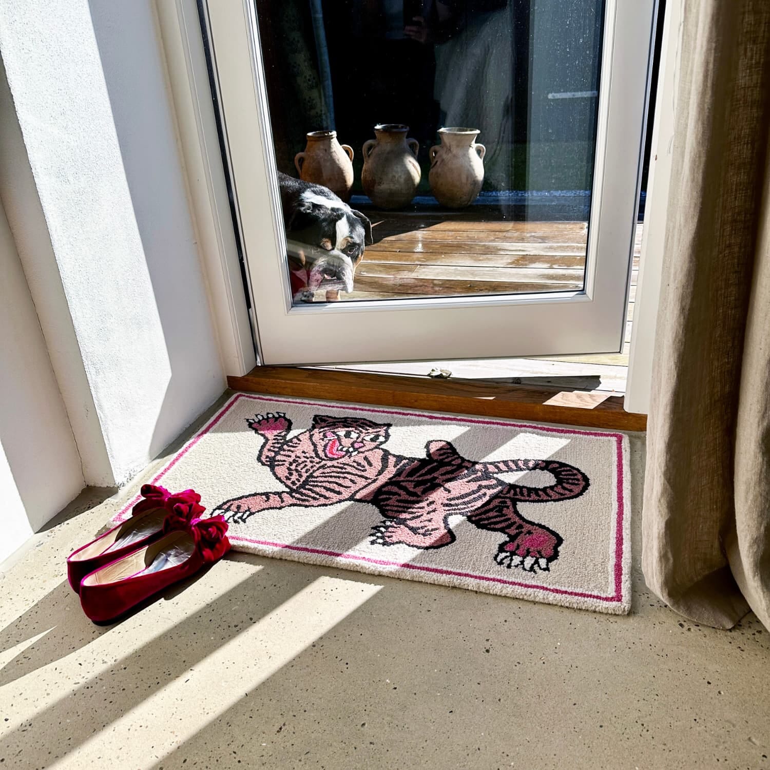 Frame Teppe - Pink Tiger 52x90cm - Bilde 5