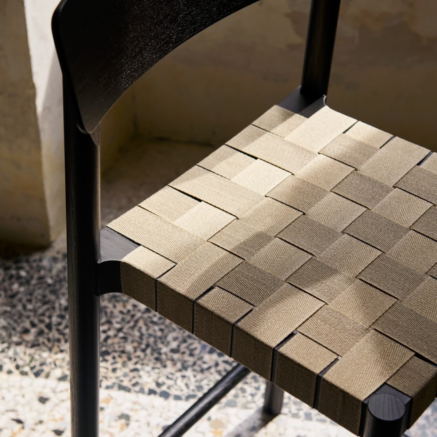 Betty Barstol TK12 Svartlakkert Ask/Natural