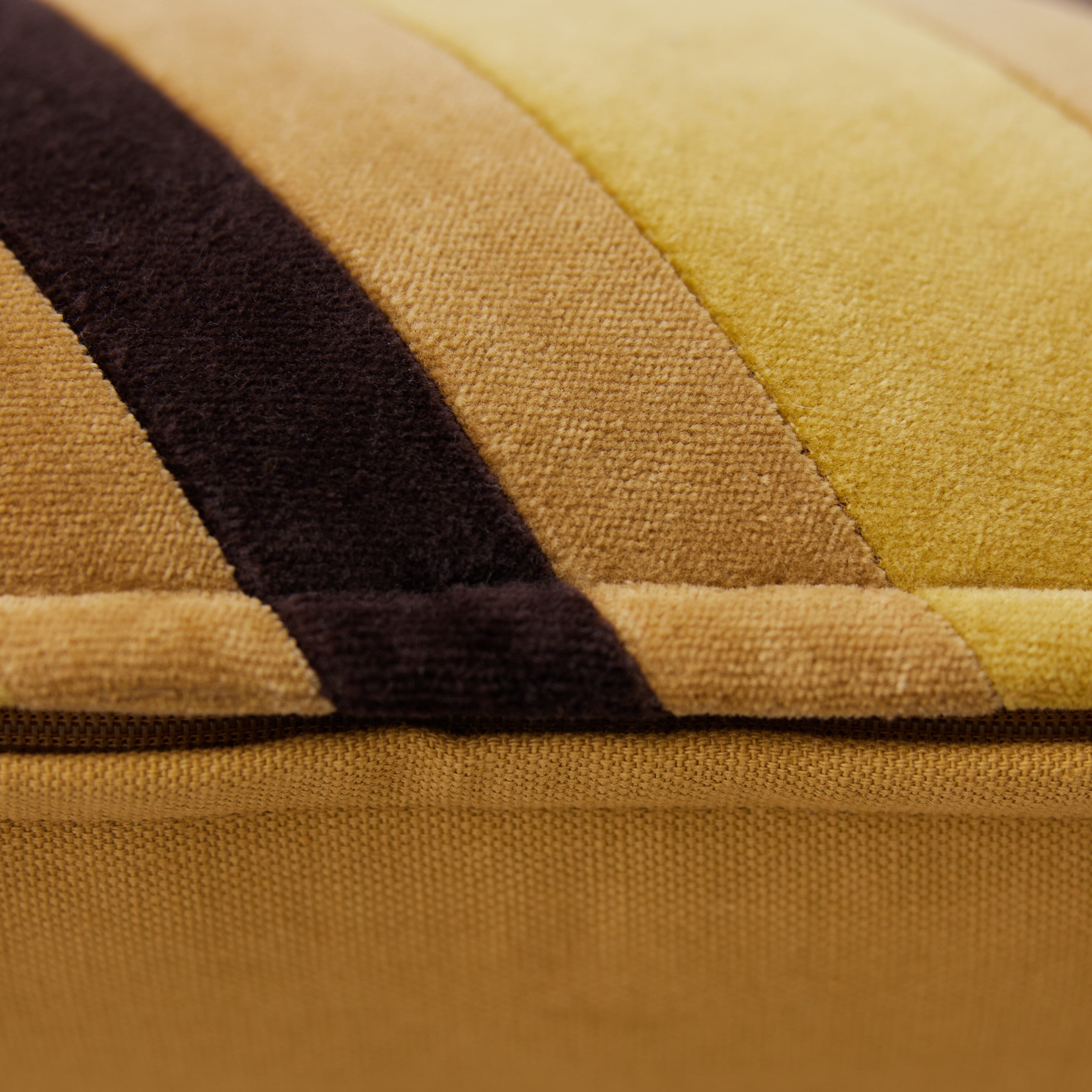 Pute Stripe Velvet Honey 50x30 - Bilde 7