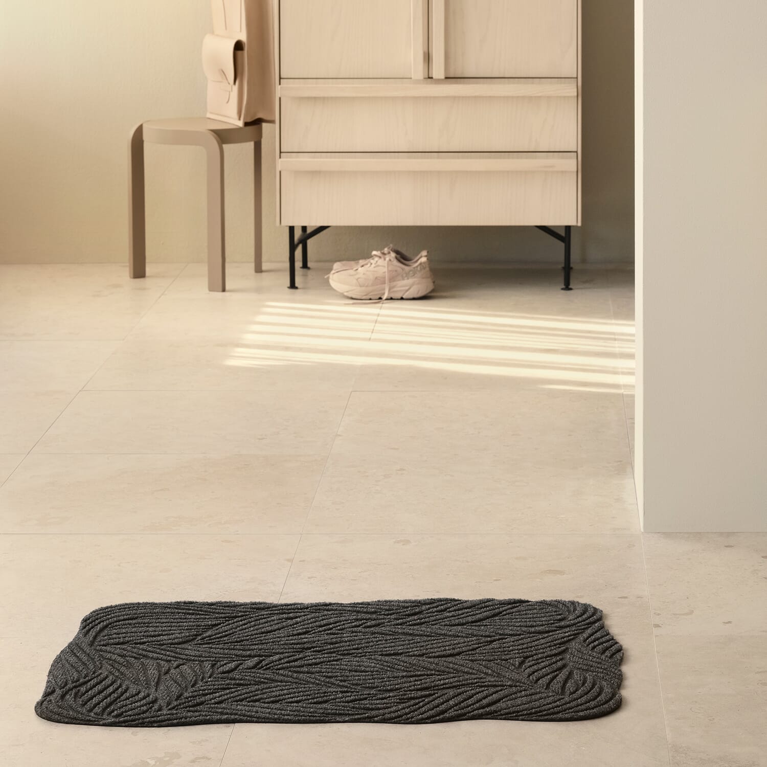 Utendørsmatte Twine Grey 60x85 - Bilde 3