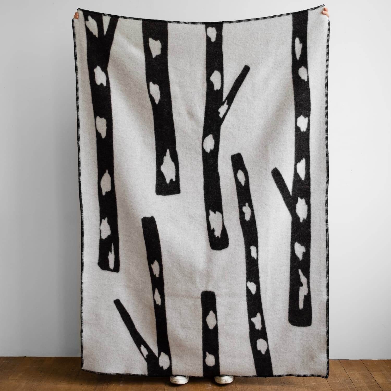 Ullpledd Birch 130x180