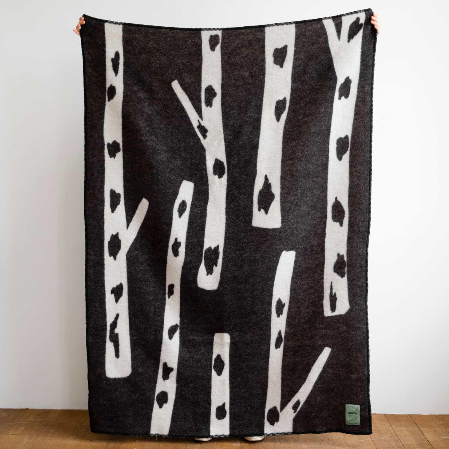 Ullpledd Birch 130x180