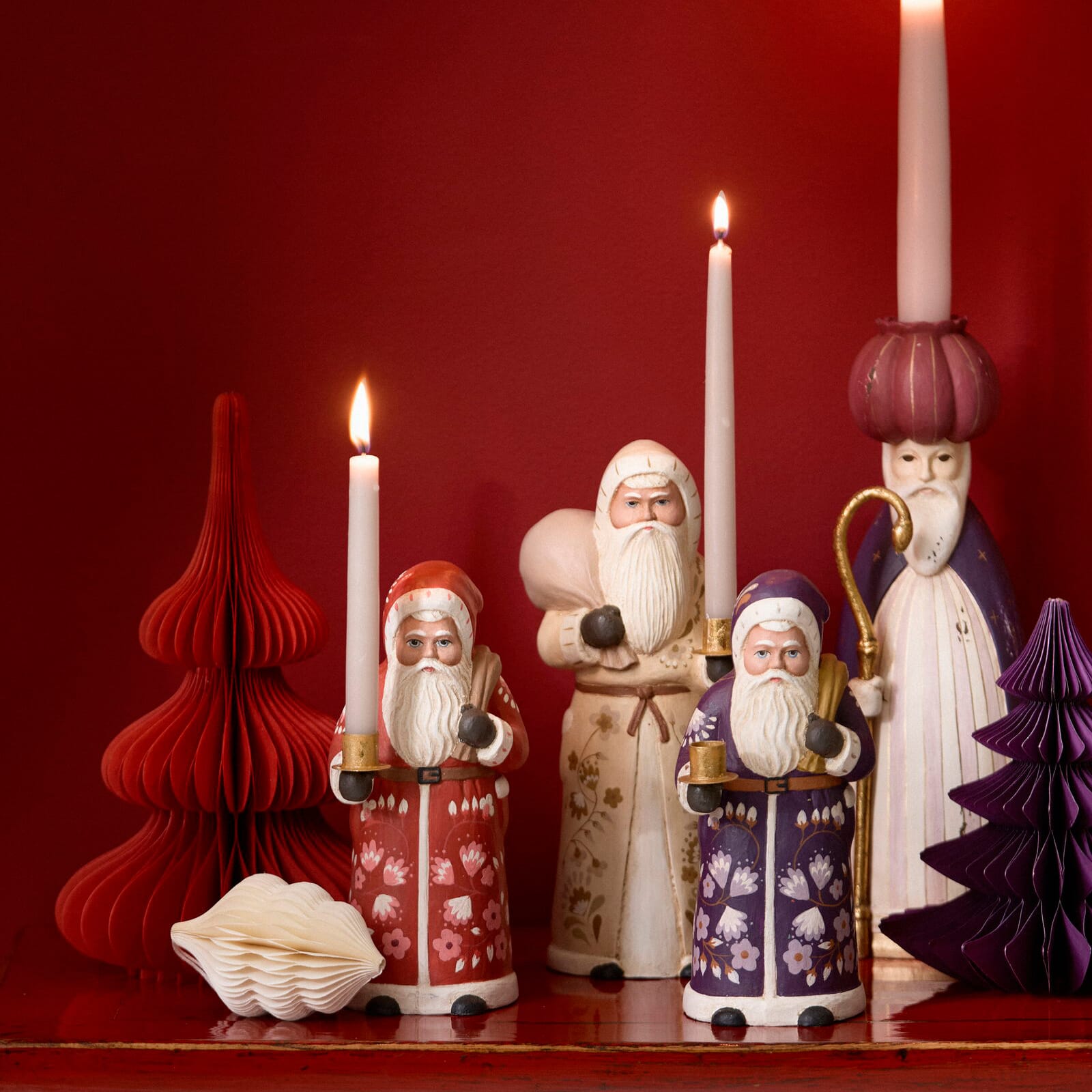 Lysestaker De Tre Vise Menn Ruby(stående) - Bilde 4