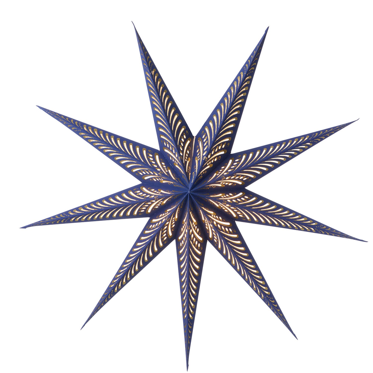 Papirstjerne Starlight Indigo 80cm - Hovedbilde