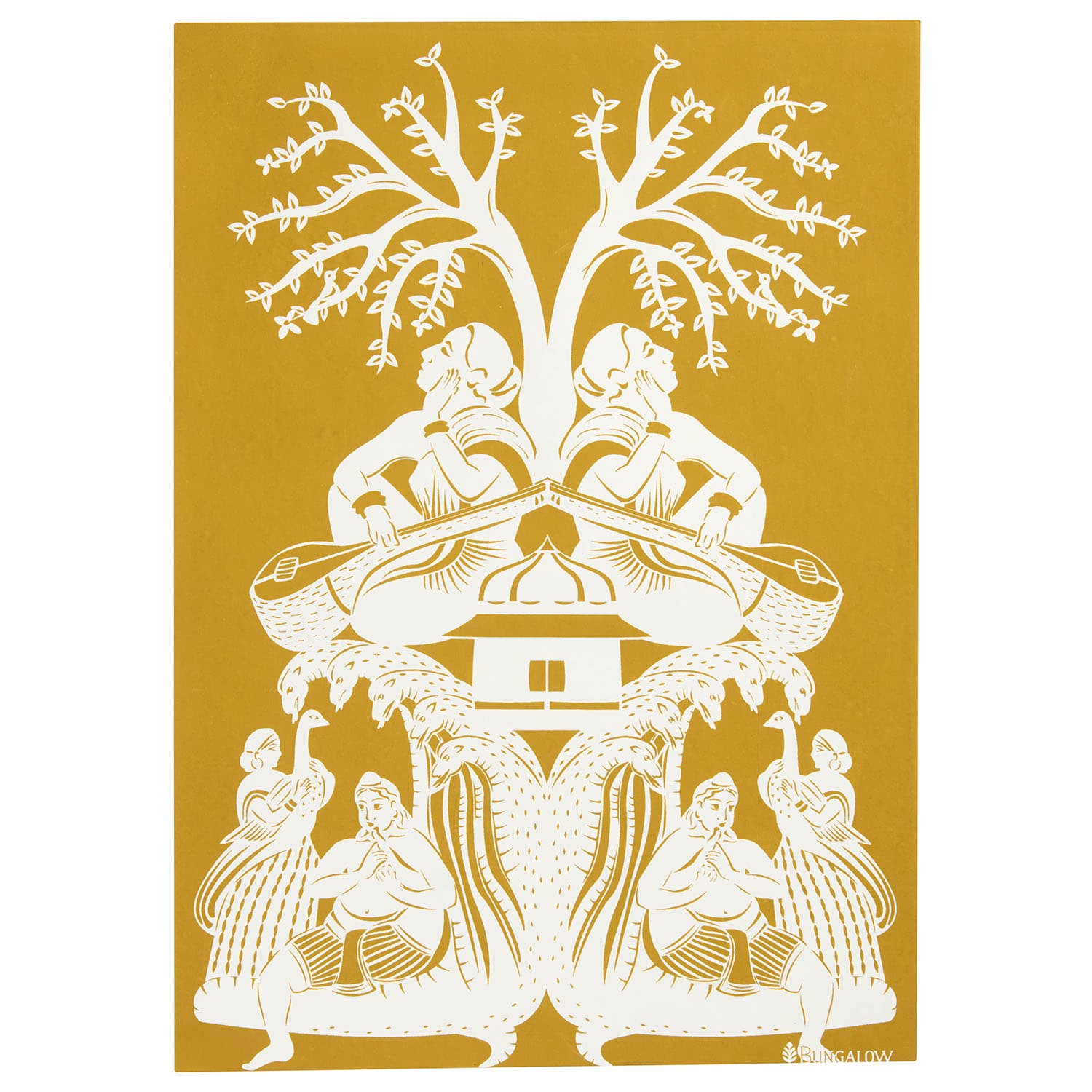 Poster Sitar Ochre 50x70