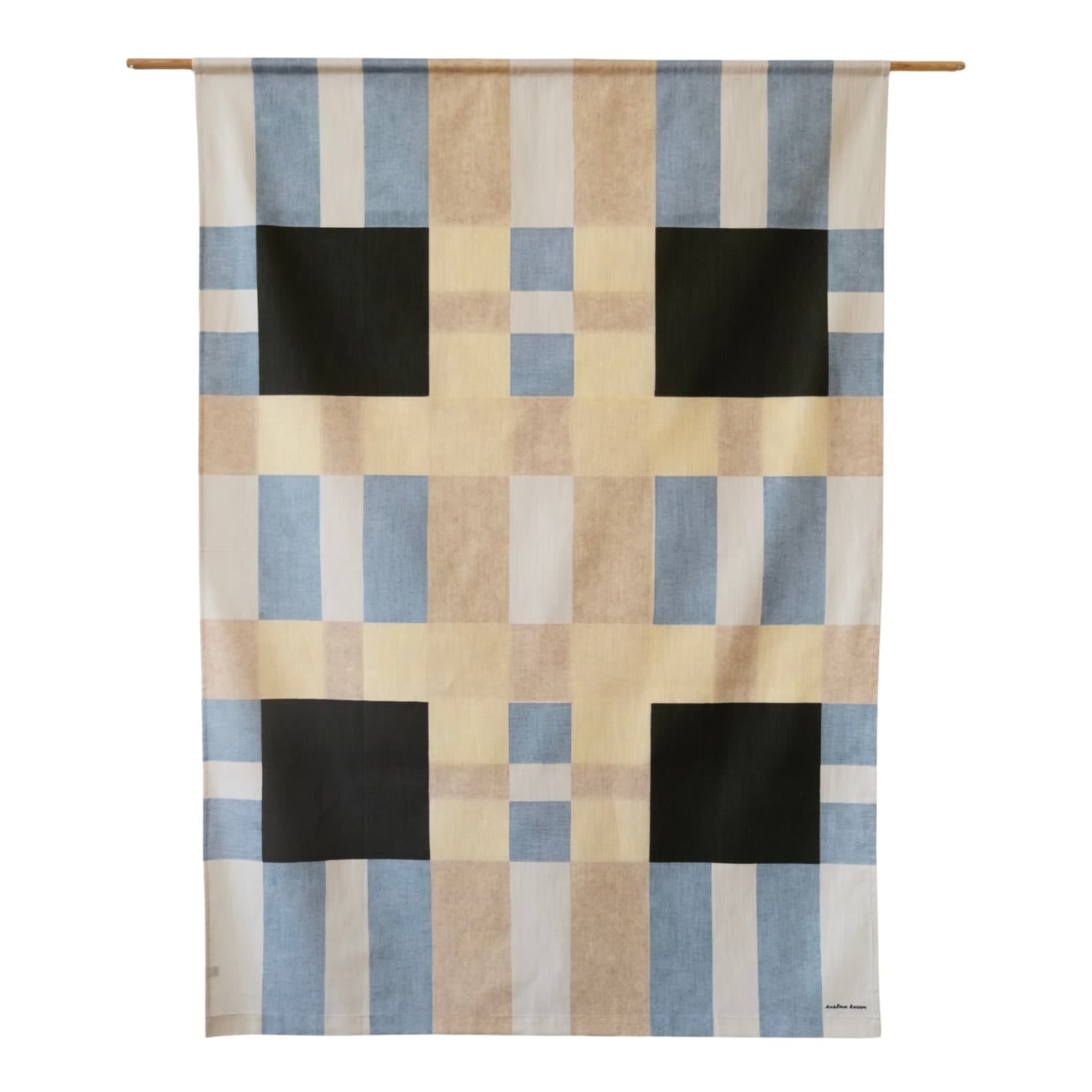 Moderne veggteppe i bomull og lin – Square Vertikal Fine Little Day