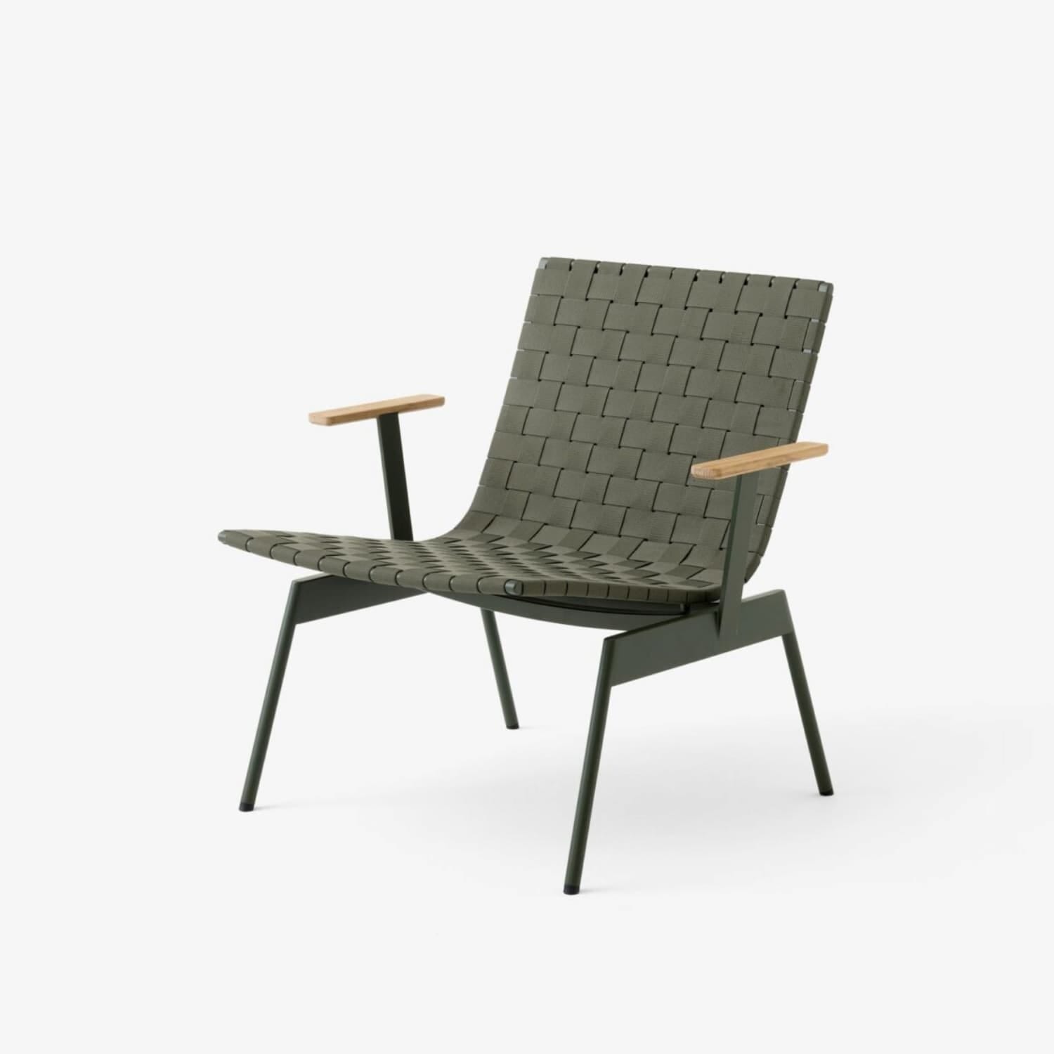 Ville Outdoor Lounge Chair AV45 With arms Bronze Green - Hovedbilde