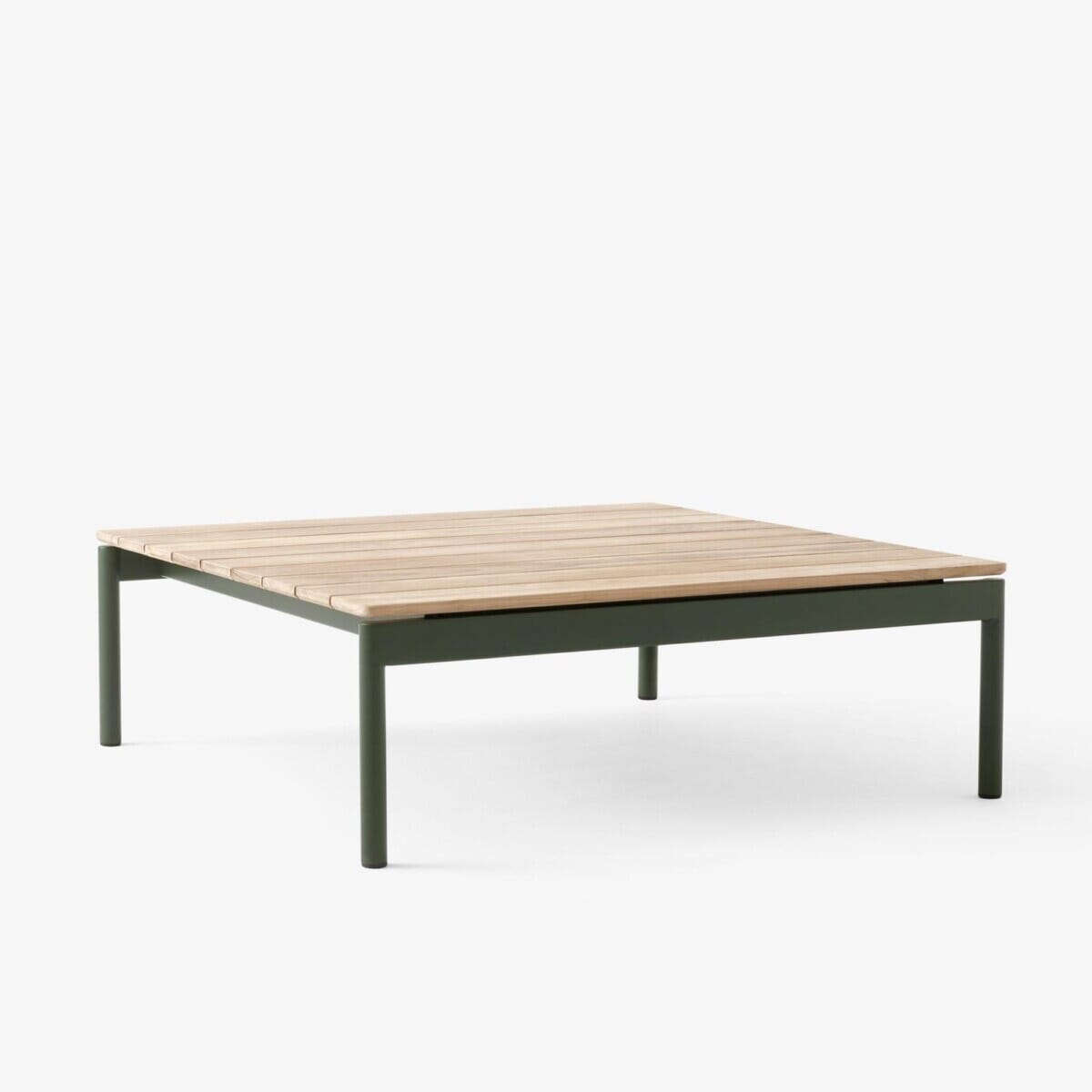 Ville Outdoor Coffee Table AV50 Bronze Green frame Teak - Hovedbilde