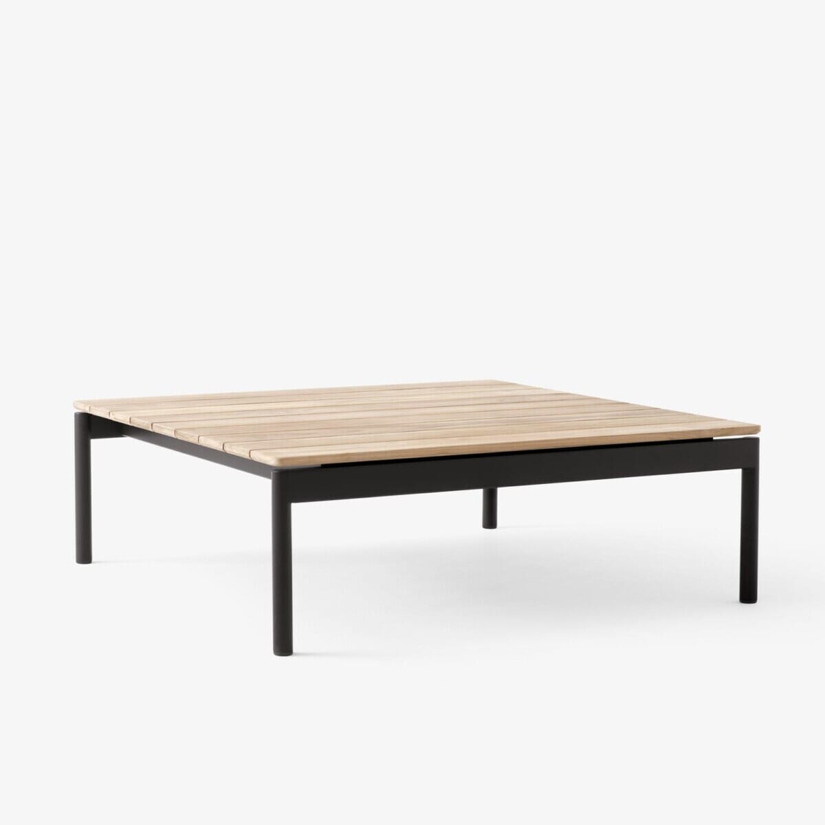 Ville Outdoor Coffee Table AV50 Warm Black frame Teak - Hovedbilde