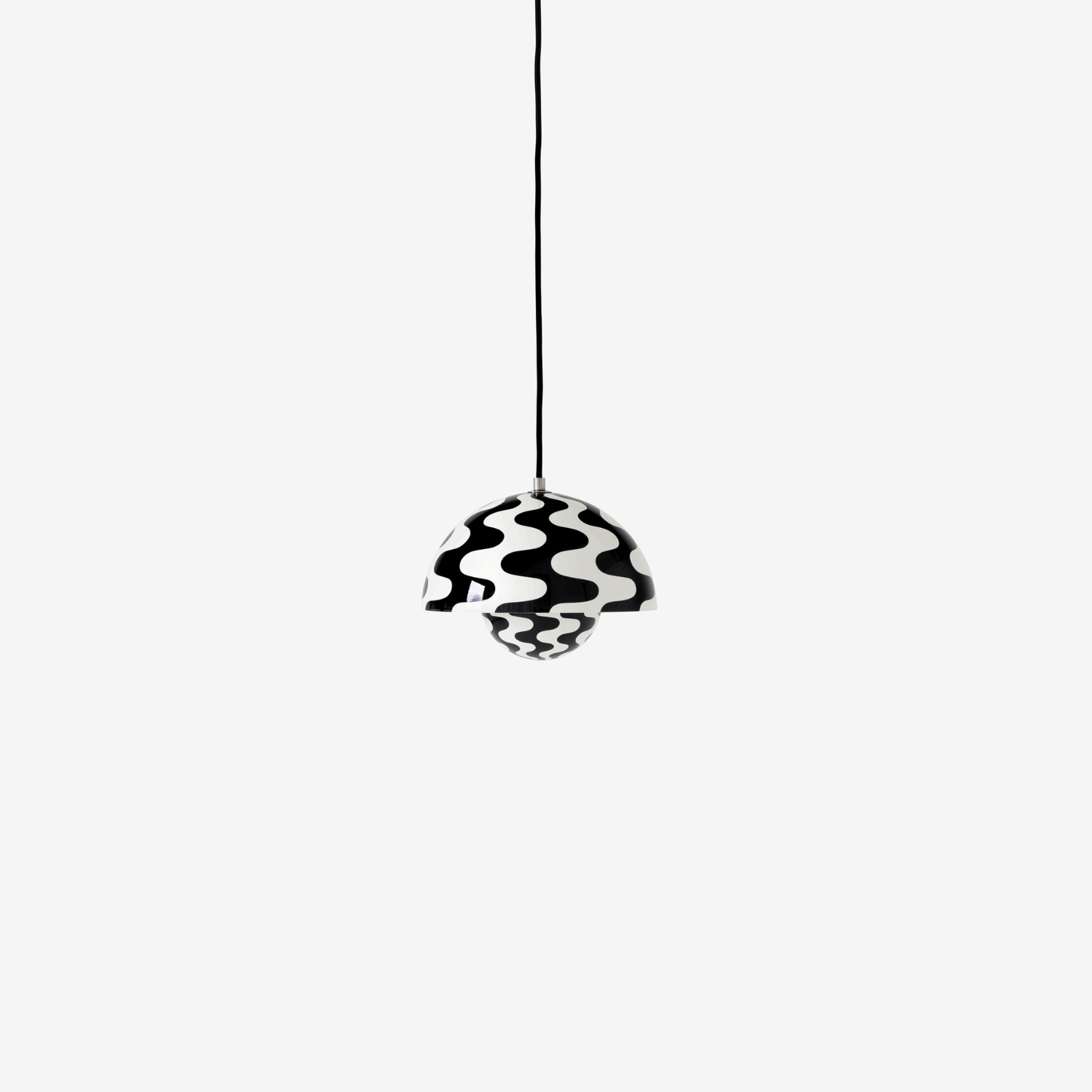 Flowerpot Taklampe Black and White VP1 Ø:23 cm