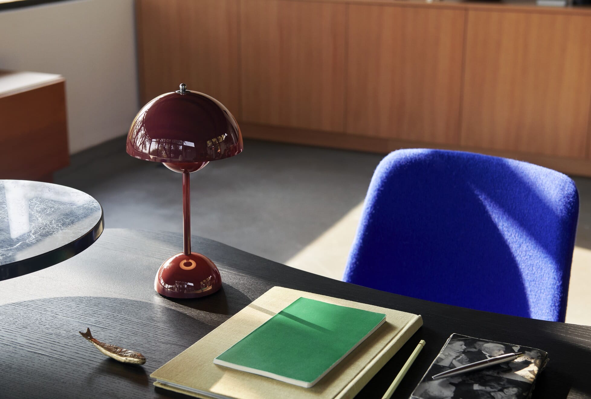 Flowerpot VP9 Oppladbar Lampe Dark Plum - Bilde 4
