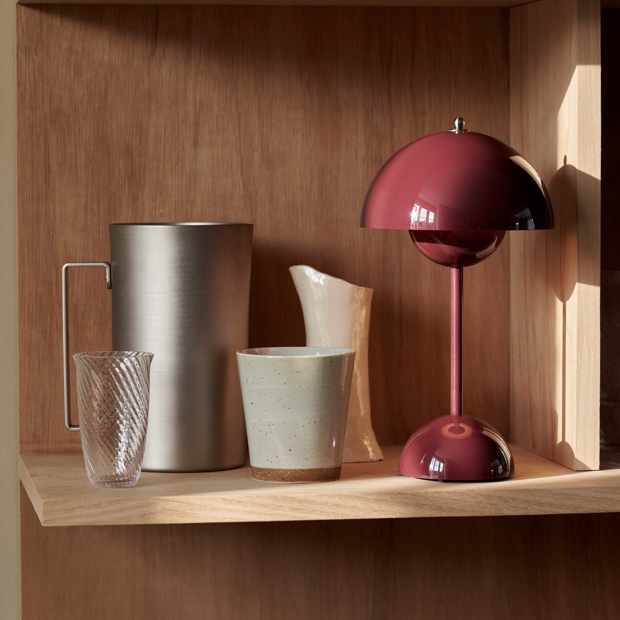 Flowerpot VP9 Oppladbar Lampe Dark Plum - Bilde 2