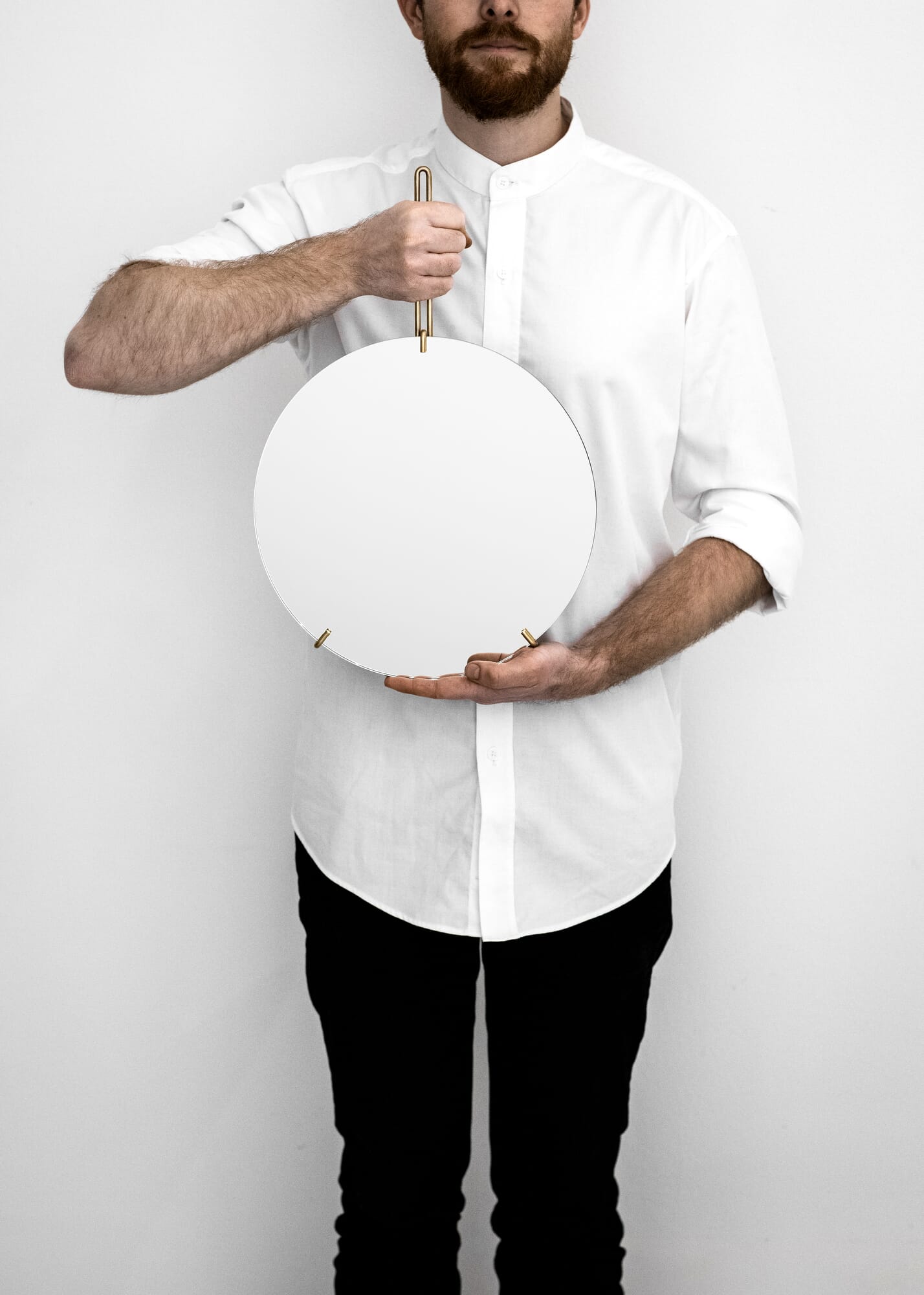 Veggspeil Messing 30 cm - Bilde 2