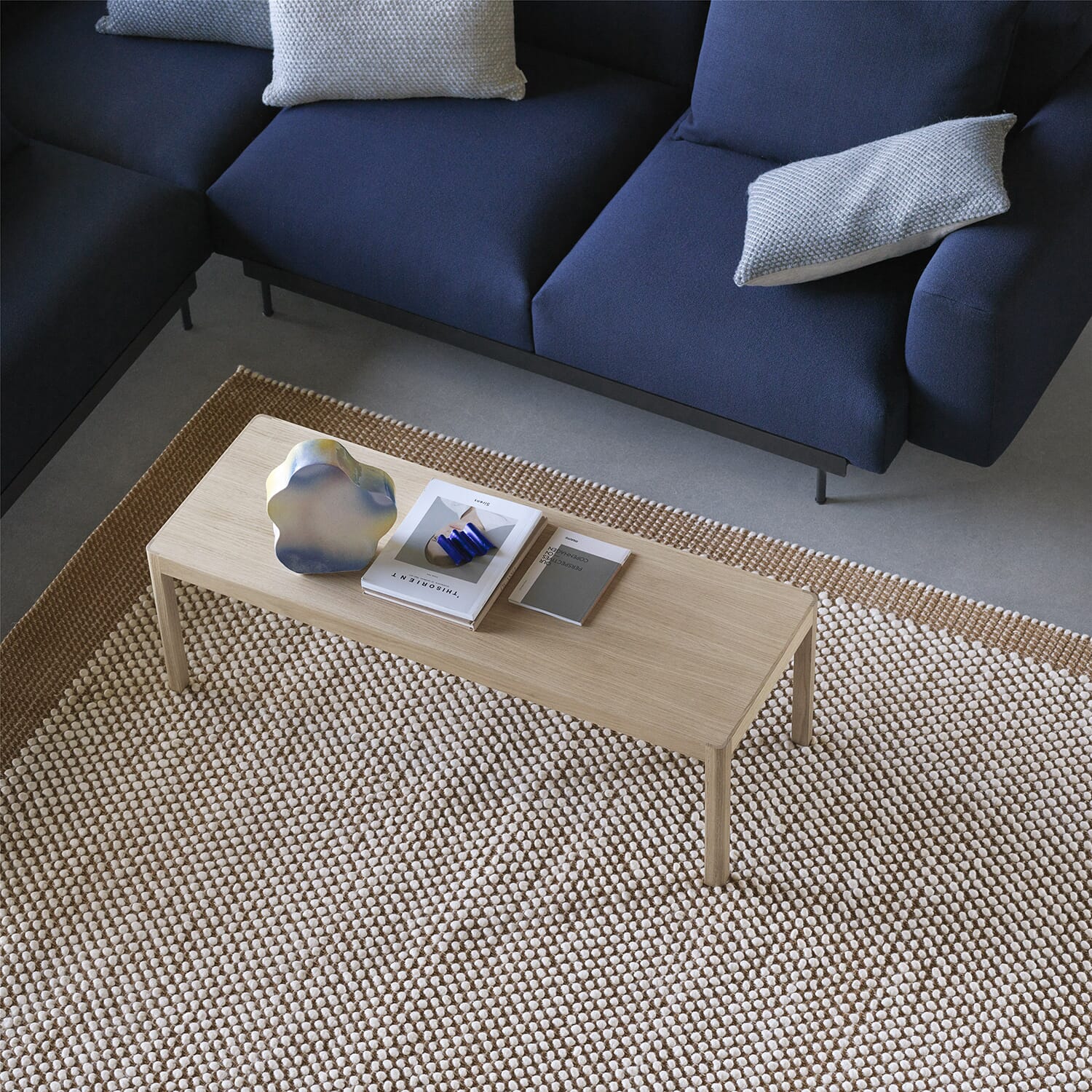 Pebble Rug Pale Burnt Orange - Bilde 5