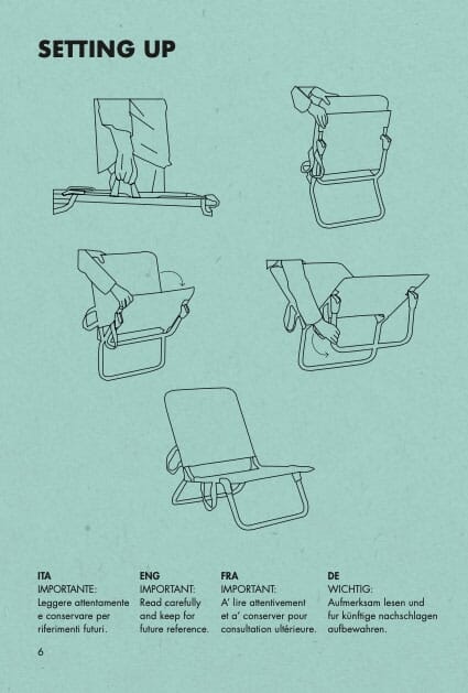 Quick Strandstol Hvit - Bilde 8