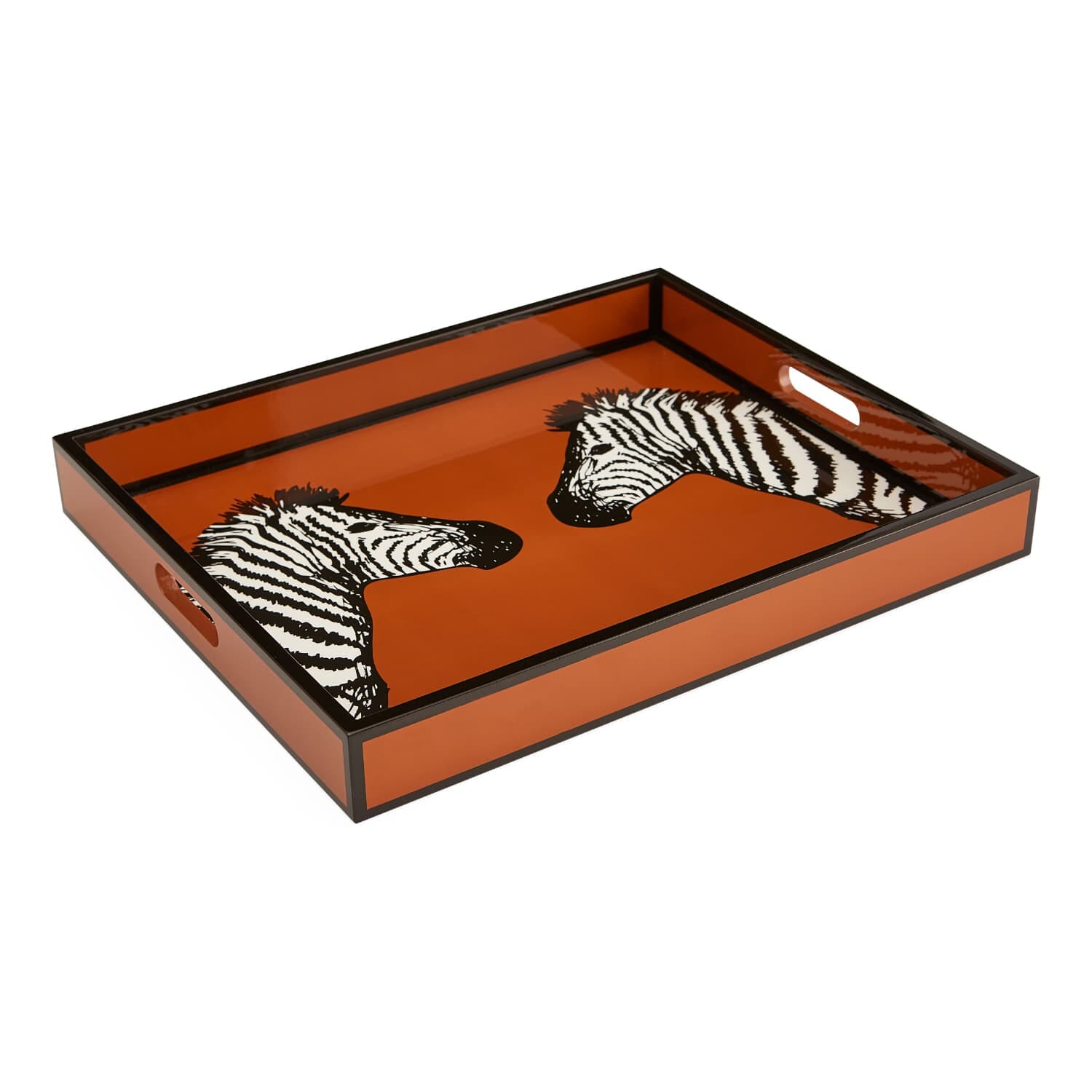 Zebra Laquer Tray
