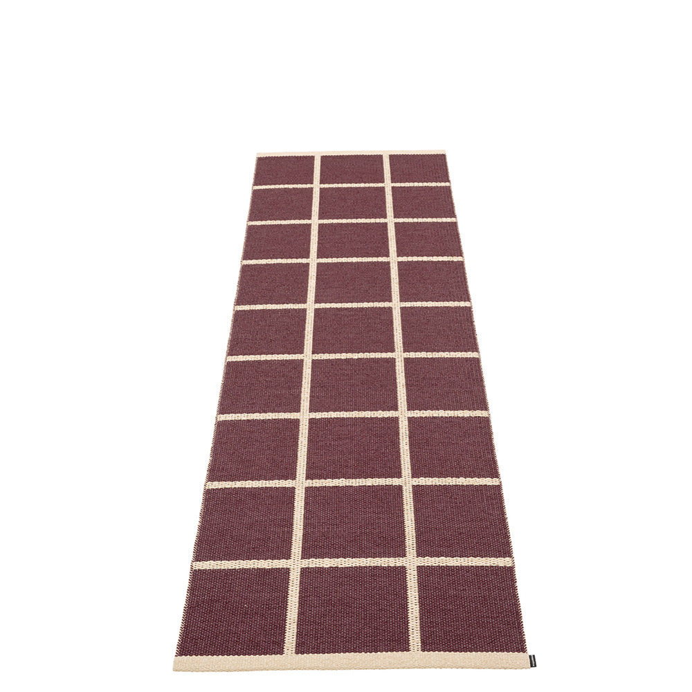 Criss Burgundy/Cream/Cream Edge