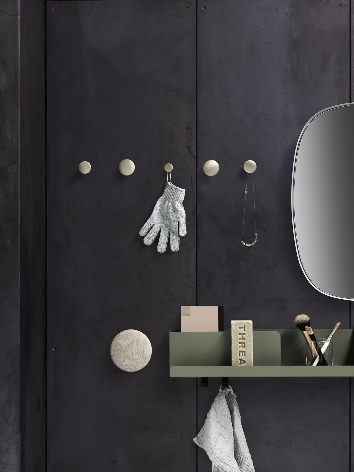 Knagg Dots Metall Brass - Bilde 3