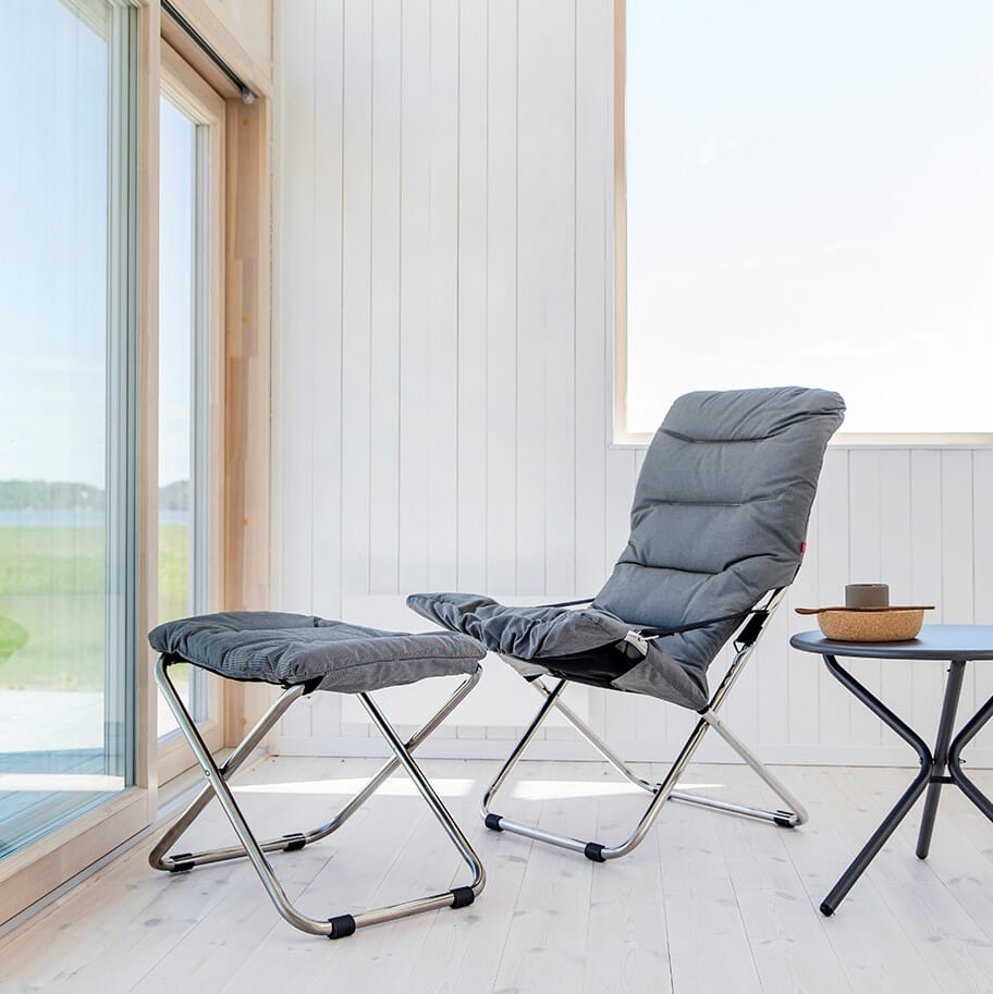 Chico Fotskammel Soft Grey Bine - Bilde 2