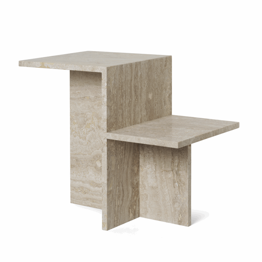 Distinct Sidebord Travertine - Bilde 2