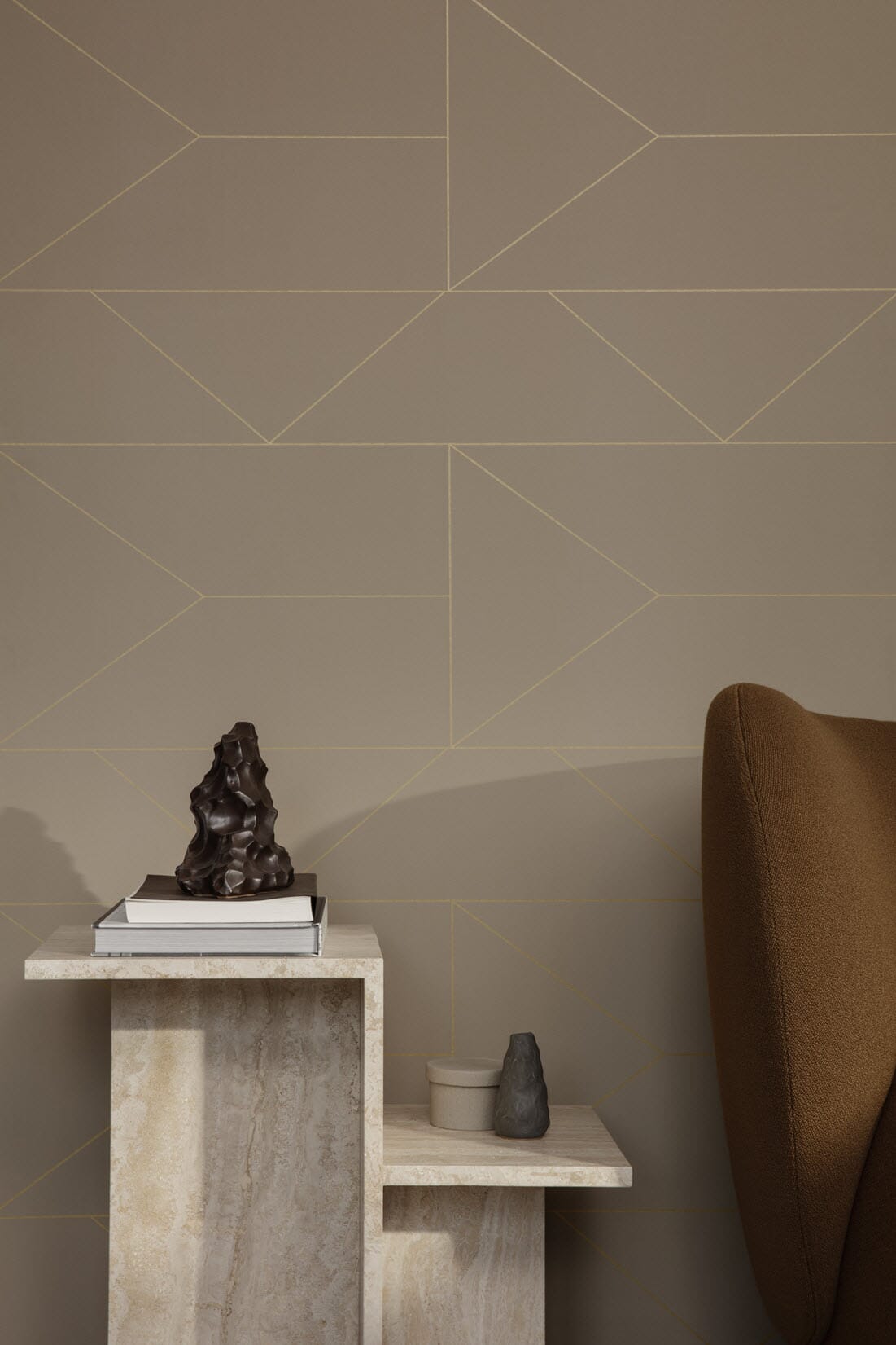 Distinct Sidebord Travertine - Bilde 3