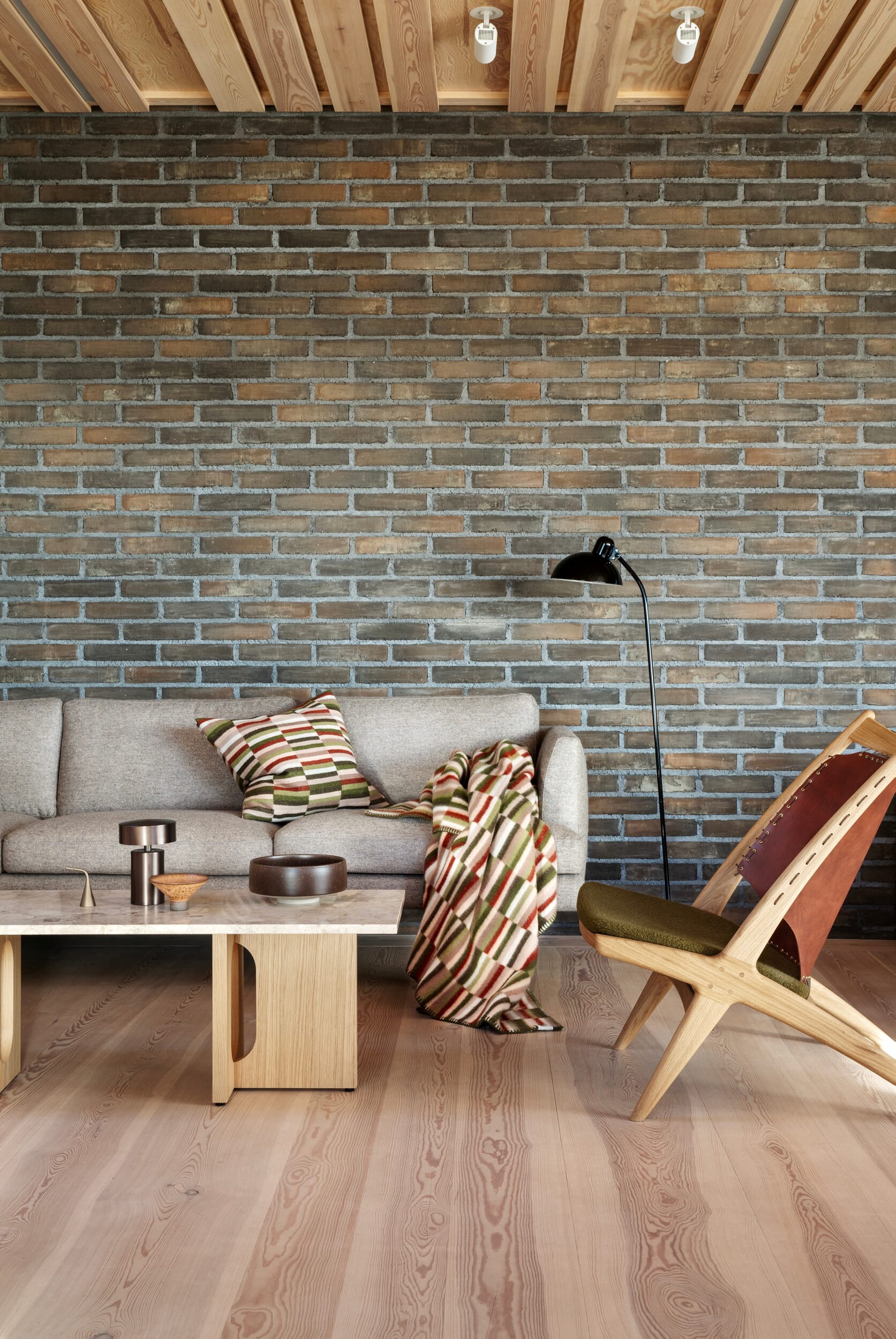 Pute Ida Olive Burgundy 50x50 - Bilde 4