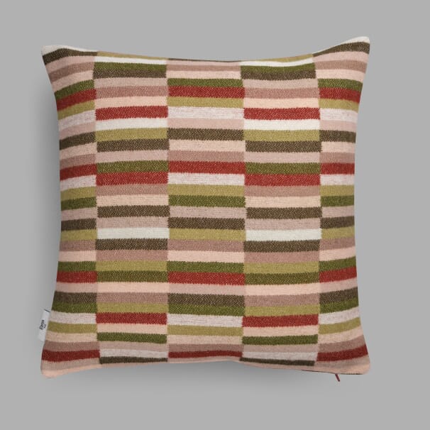 Pute Ida Olive Burgundy 50x50 - Hovedbilde