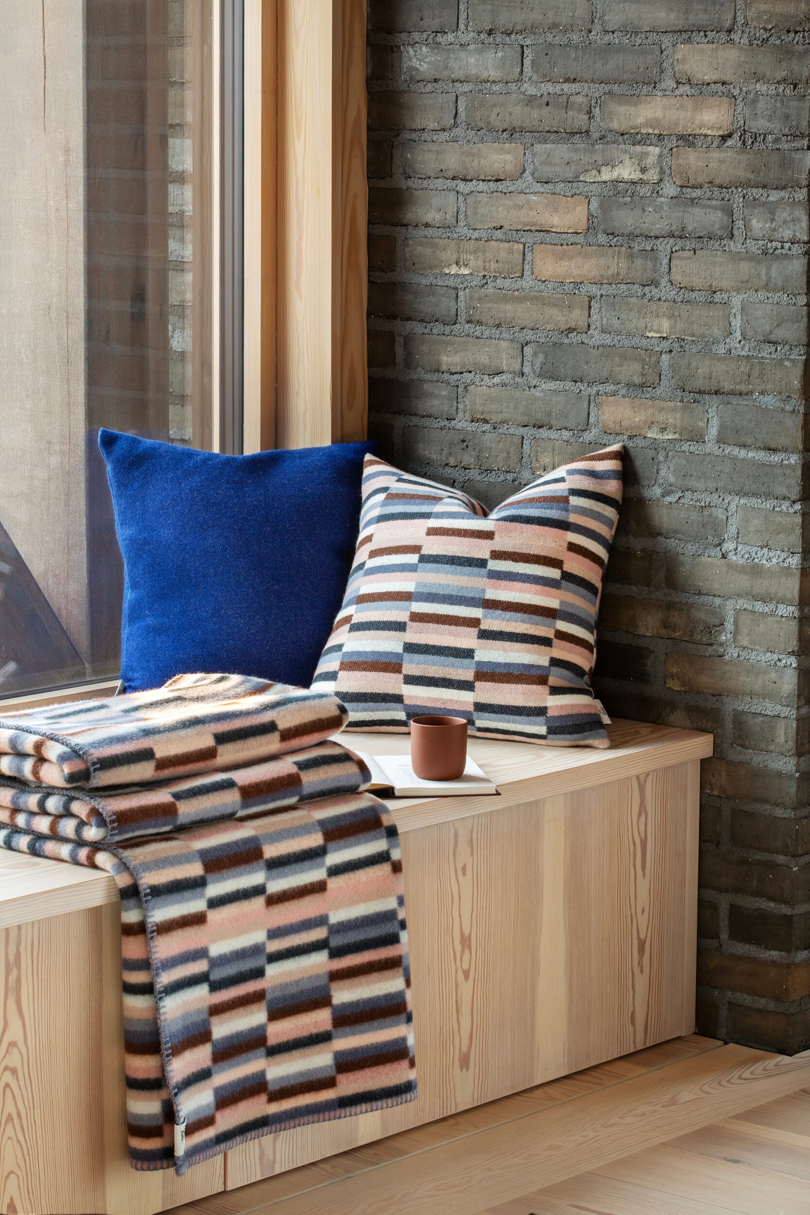 Pute Ida Rosa Blue 50x50 - Bilde 3