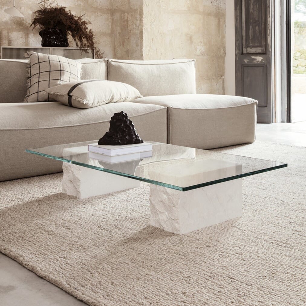 Mineral Sofabord Glass/Marmor - Hovedbilde