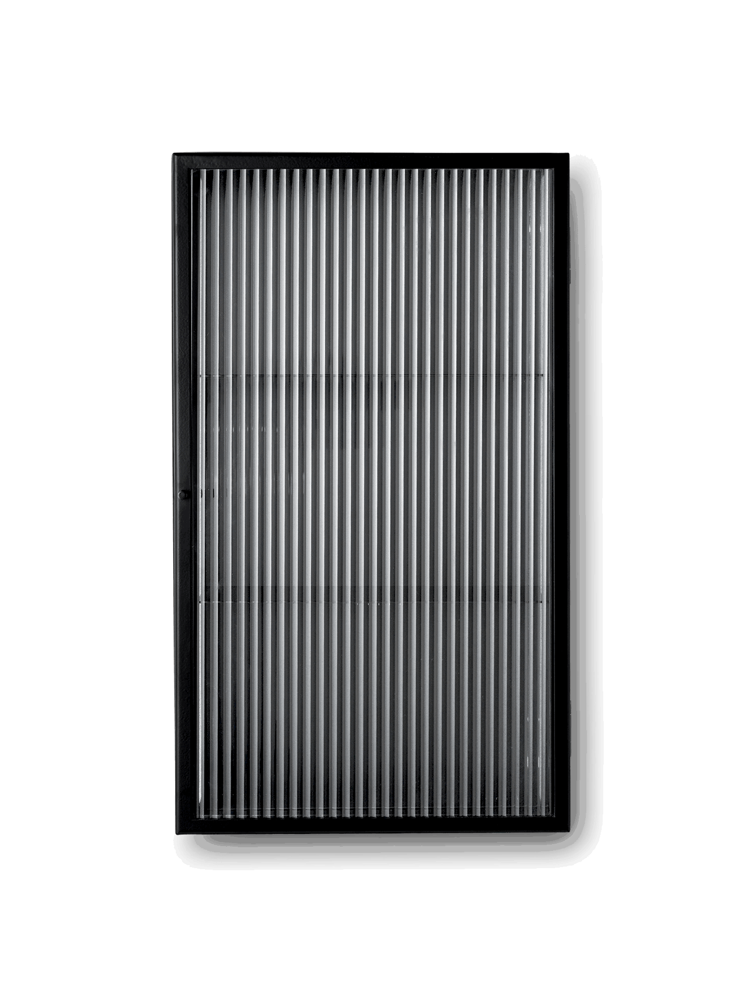Haze Veggskap Rillet Svart - Bilde 2