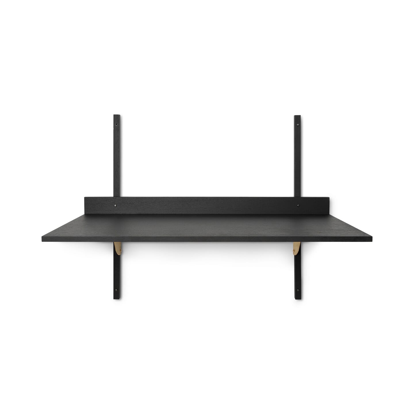 Skrivebord Sector Black Ash/Brass - Hovedbilde
