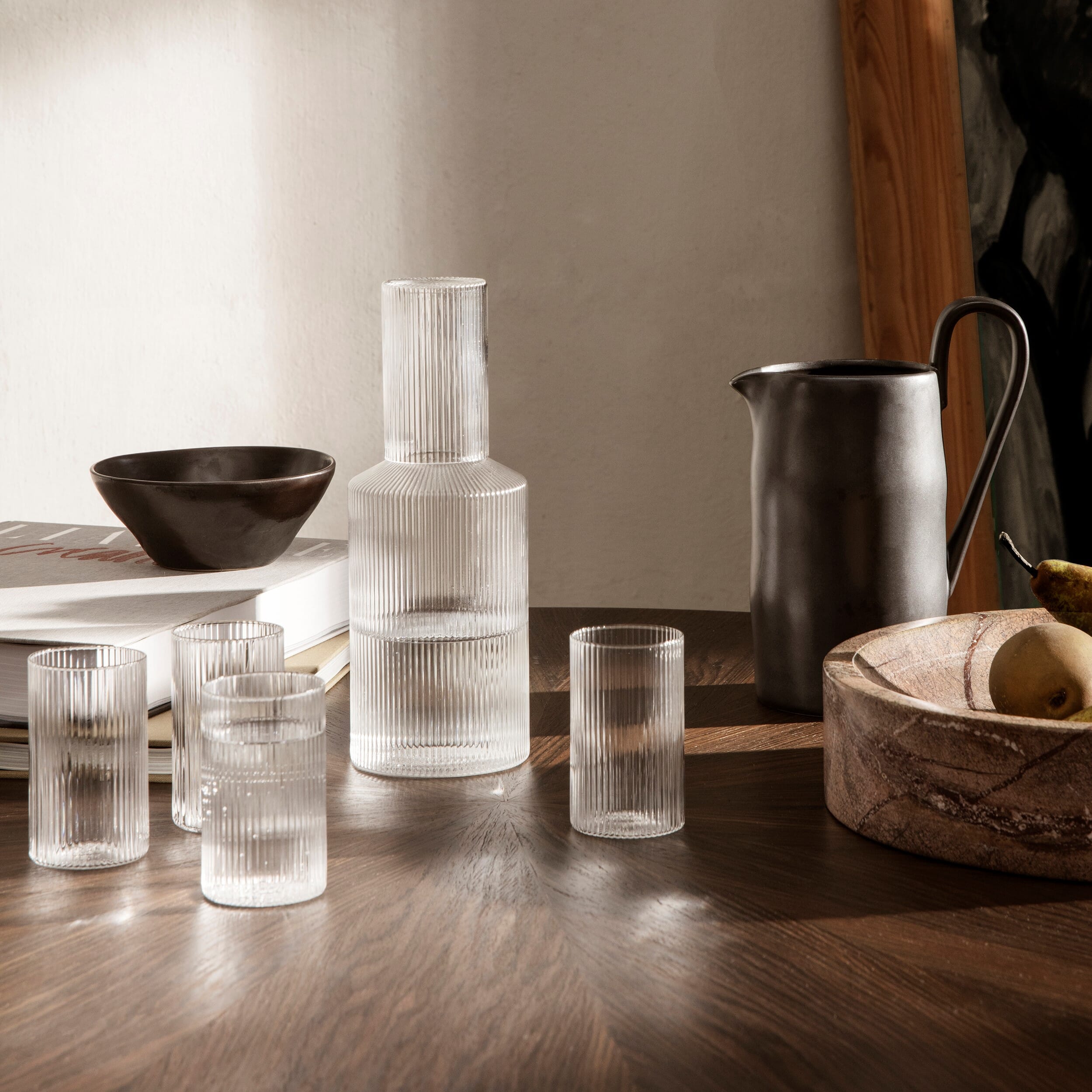 4 stk | Glass Ripple Verrines Clear - Bilde 2