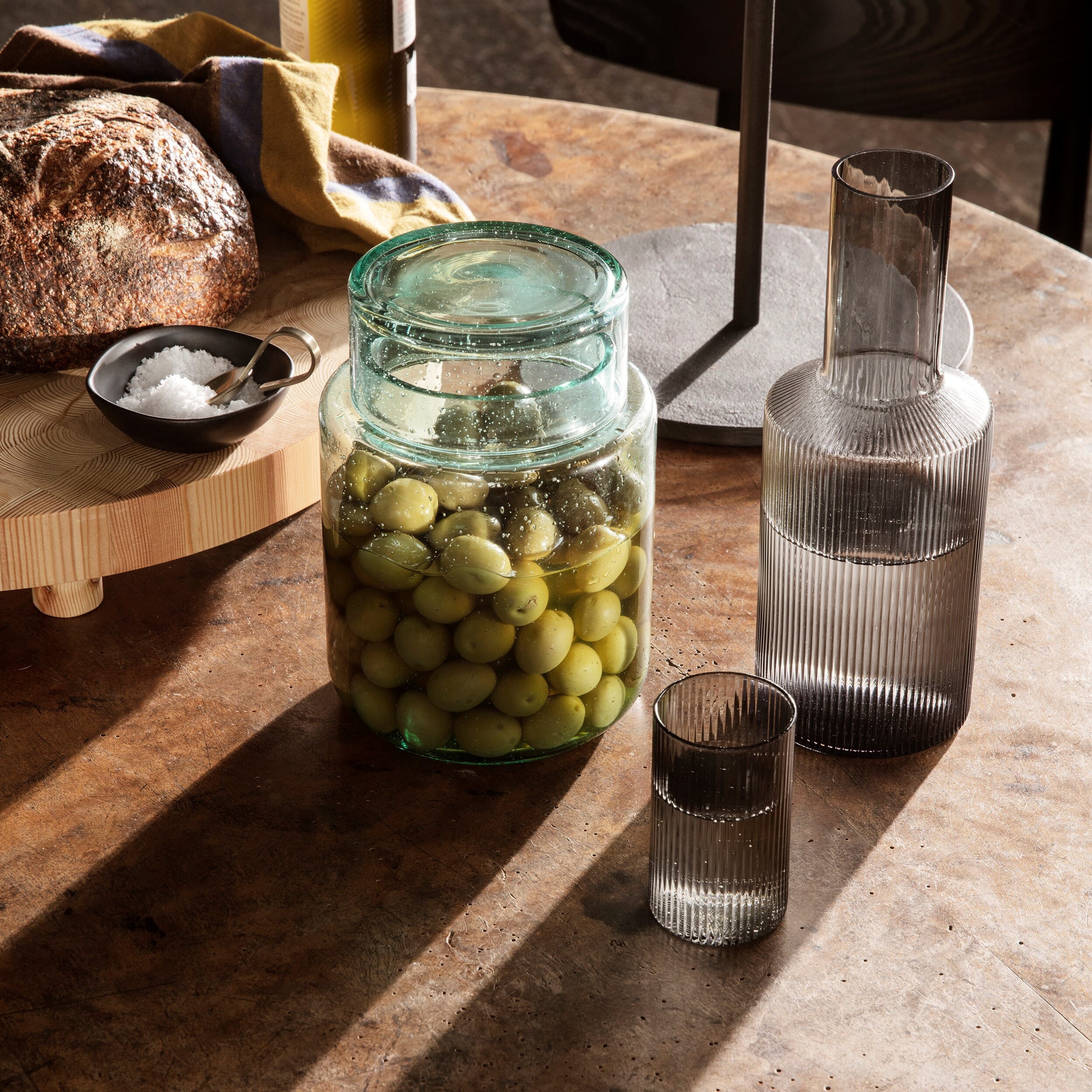 4 stk | Glass Ripple Verrines Smoked - Bilde 2