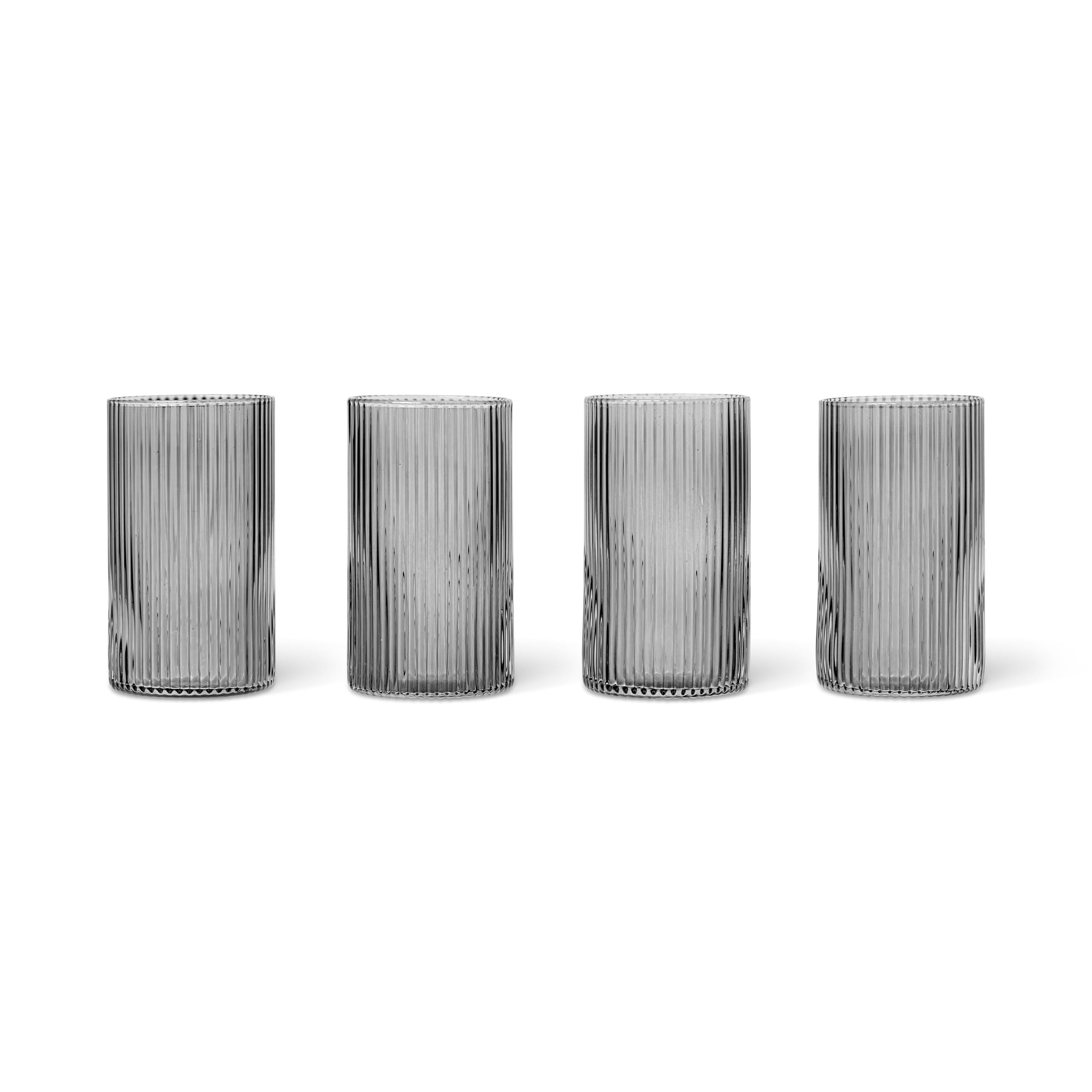 4 stk | Glass Ripple Verrines Smoked - Hovedbilde