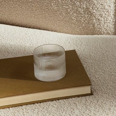 4 stk | Glass Ripple Low