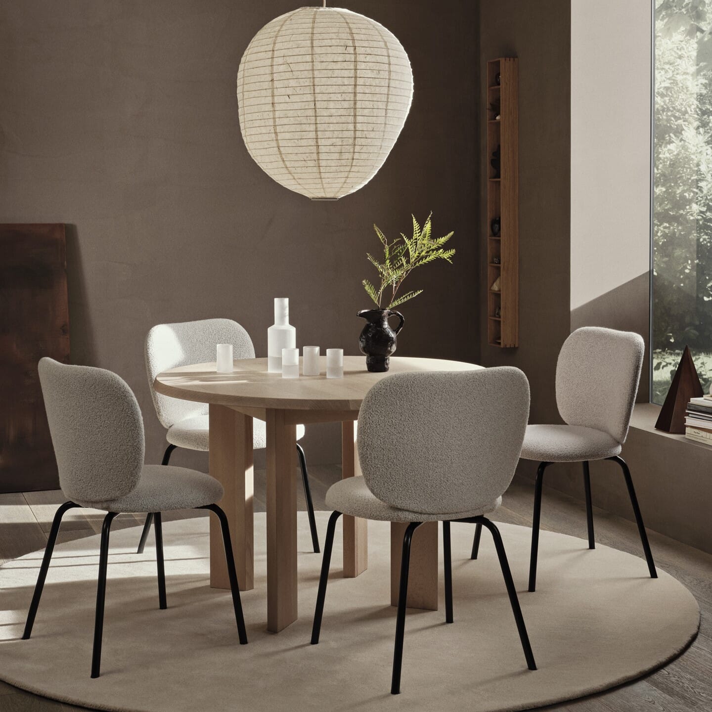 Spisebord Tarn Hvitoljet bøk 115 cm - Bilde 4